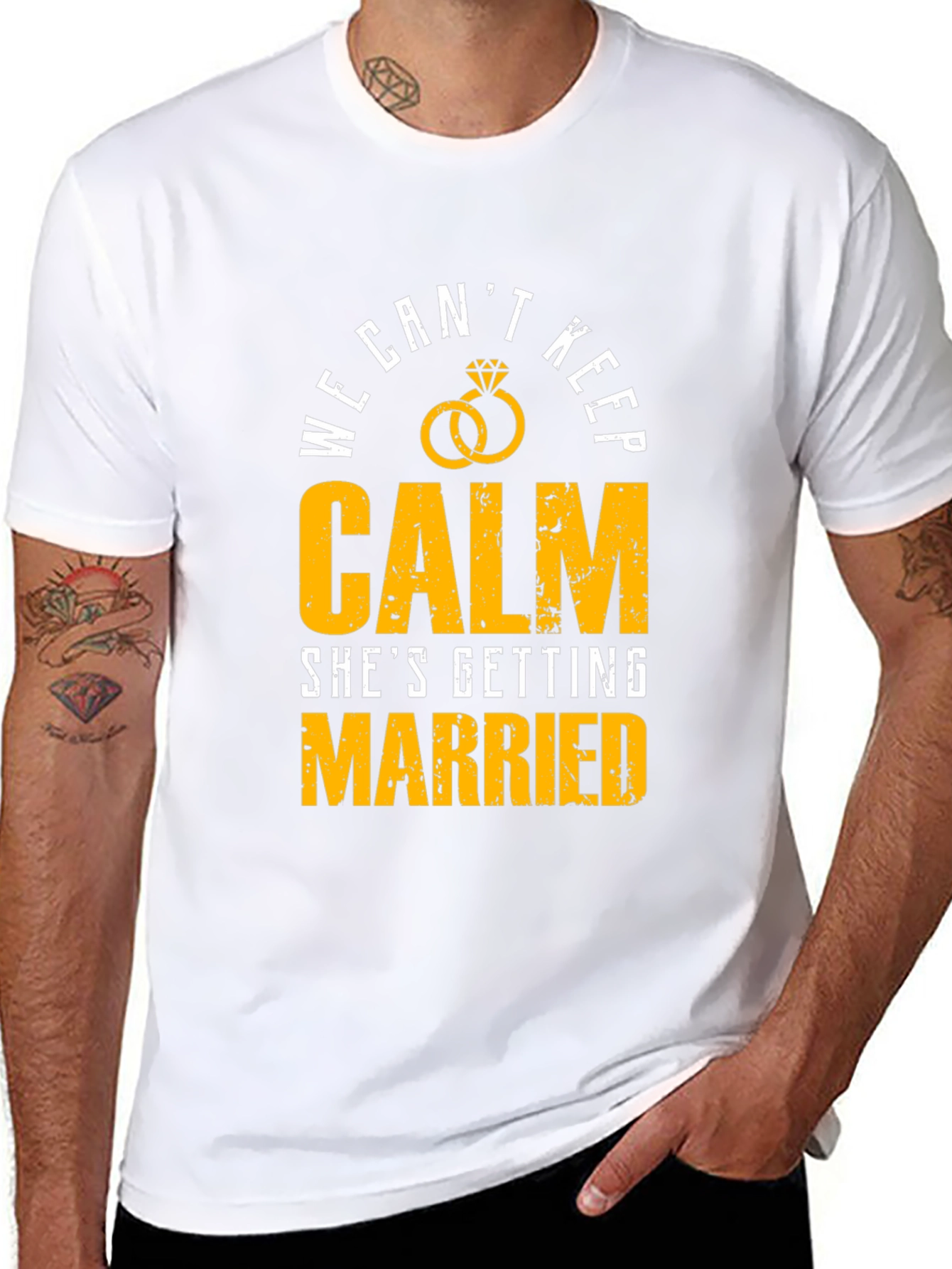 We Cant Keep Calm Groom T-Shirt