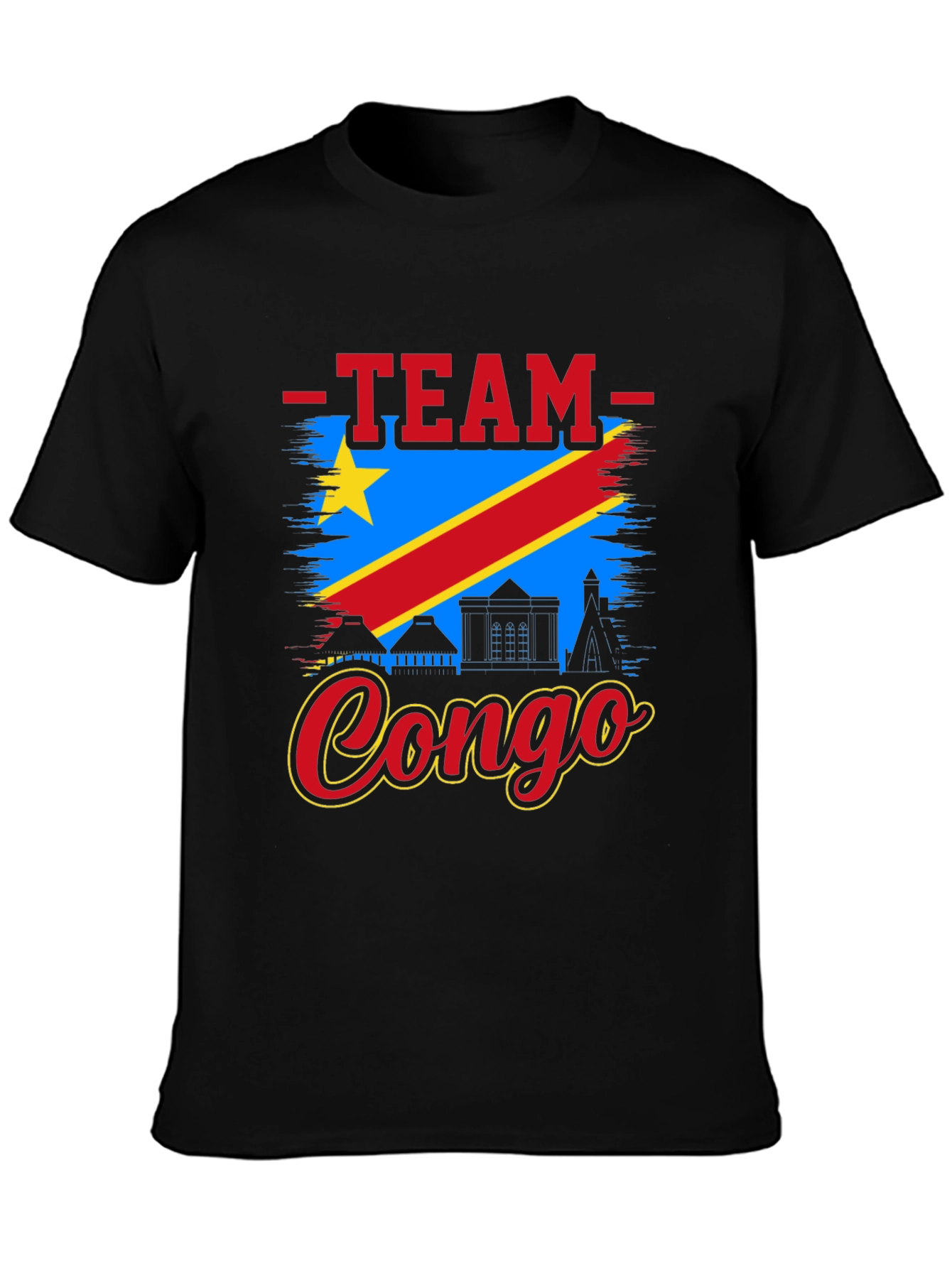 Team Congo Black T-Shirt