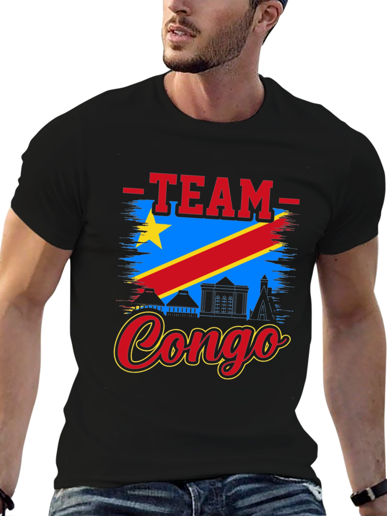 Team Congo Black T-Shirt