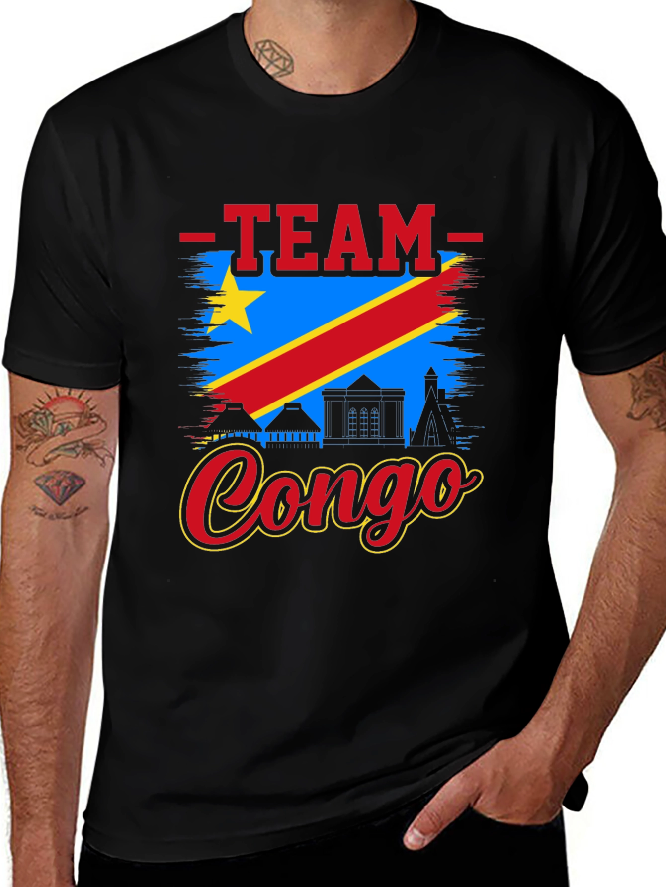 Team Congo Black T-Shirt