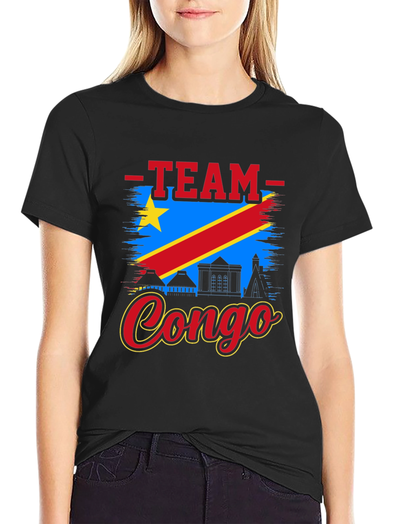 Team Congo Black T-Shirt