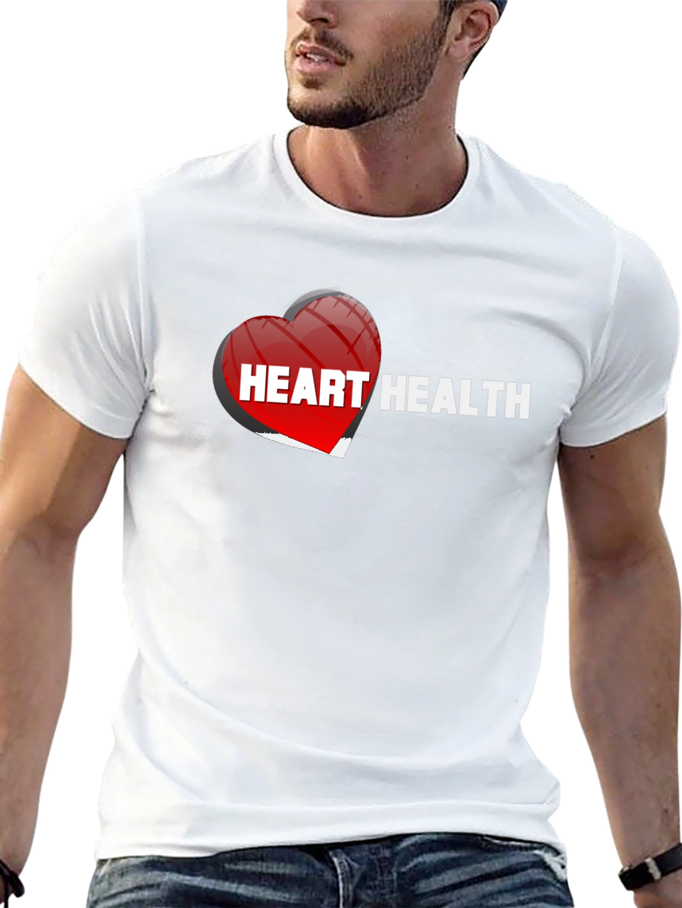 Heart Health Black T-Shirt