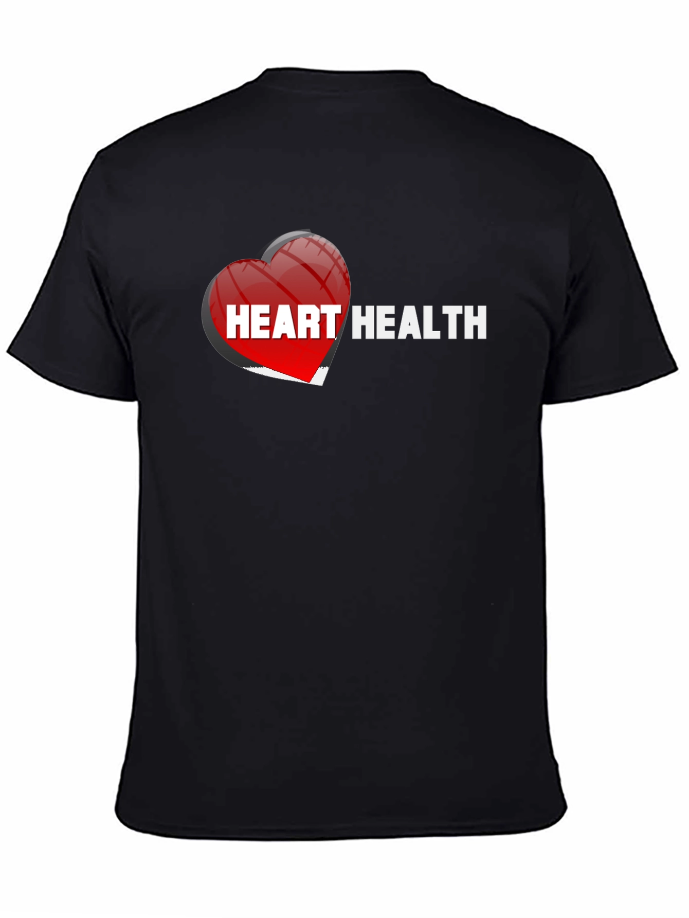 Heart Health Black T-Shirt