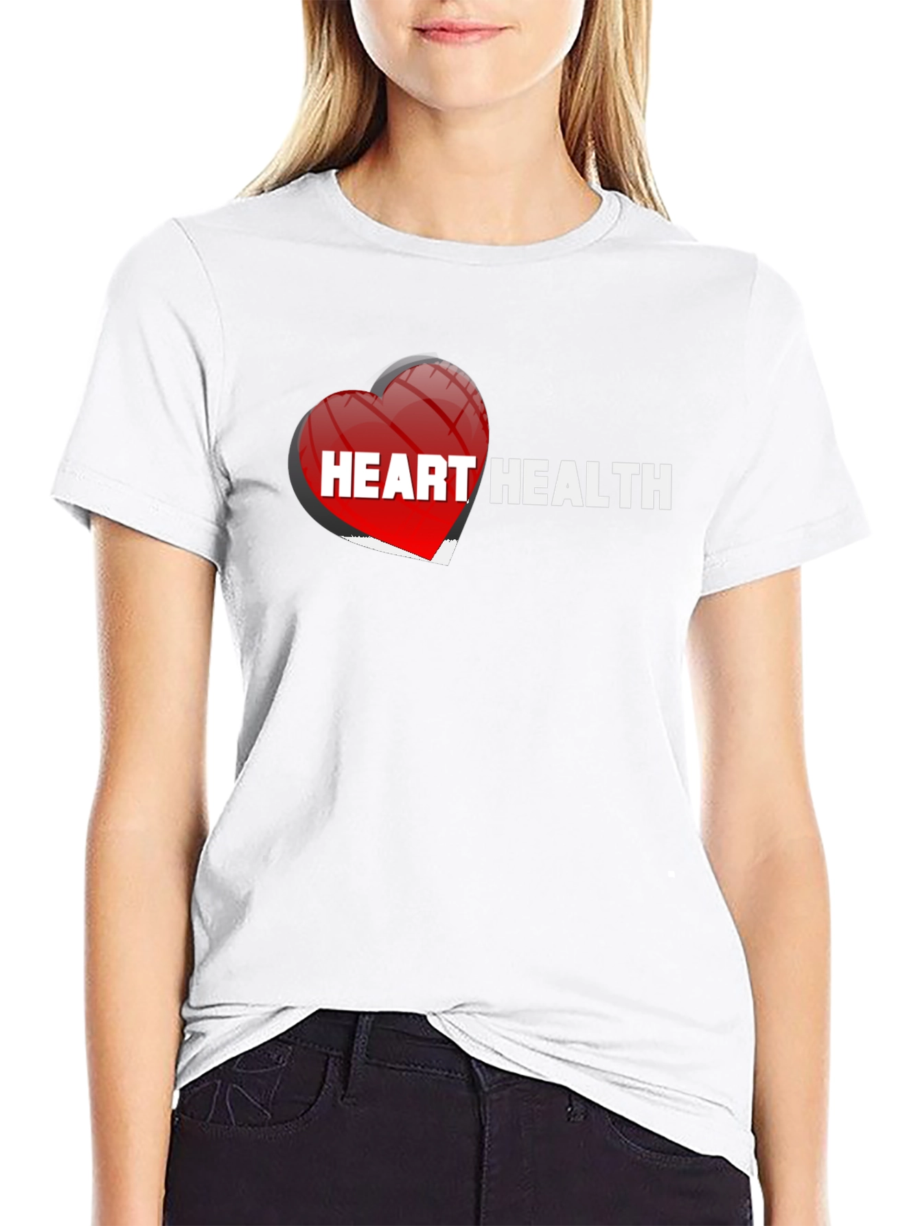 Heart Health Black T-Shirt