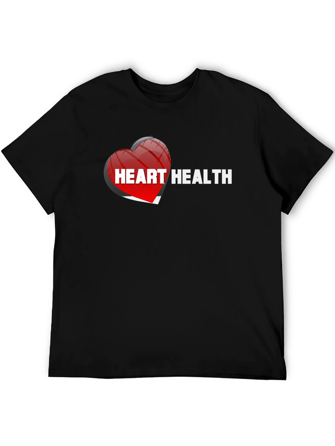 Heart Health Black T-Shirt