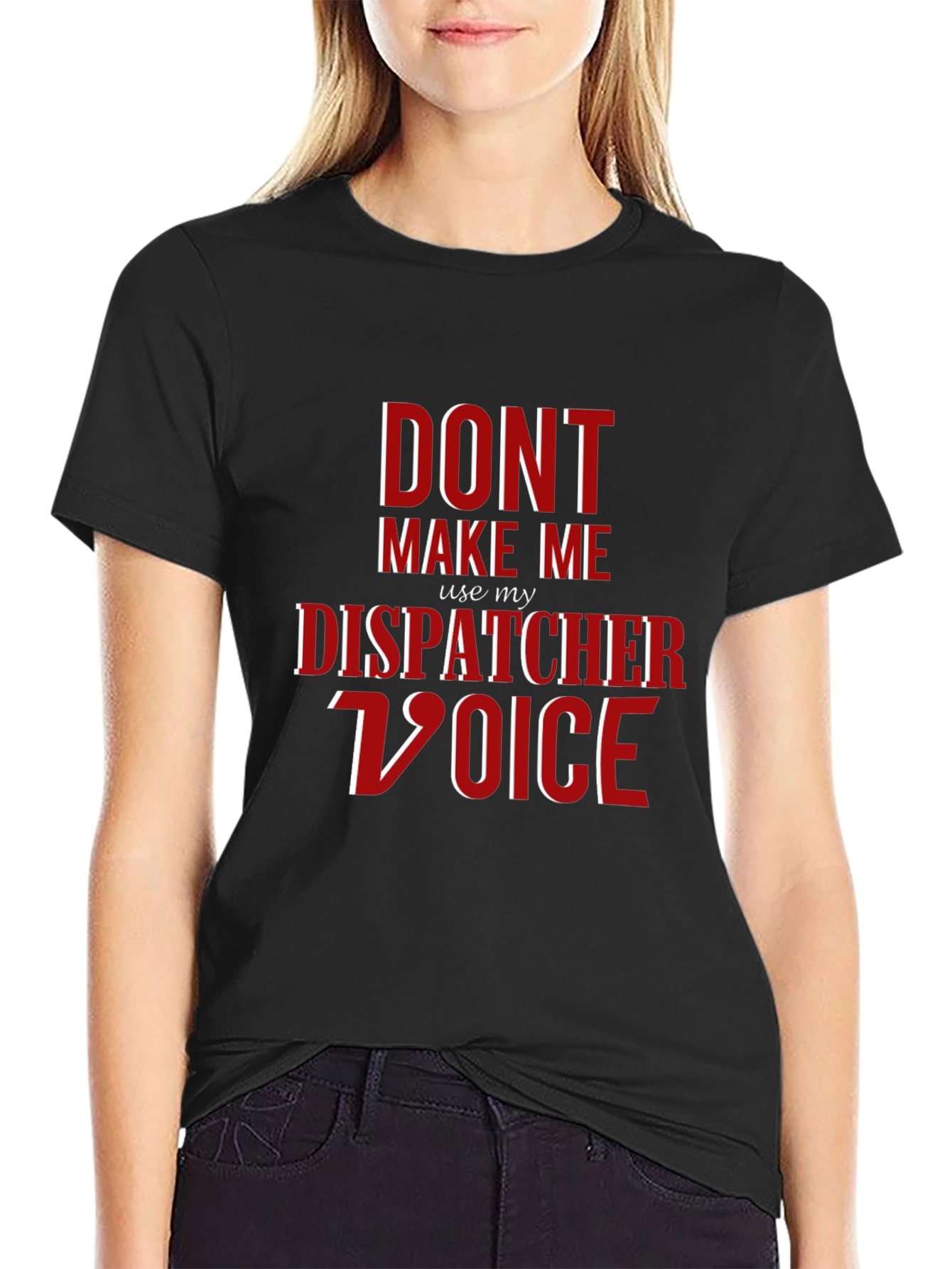 Dispatcher Voice T-Shirt - Funny 911 Operator Tee