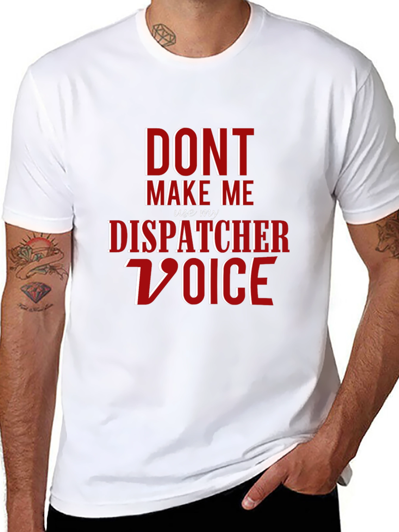 Dispatcher Voice T-Shirt - Funny 911 Operator Tee