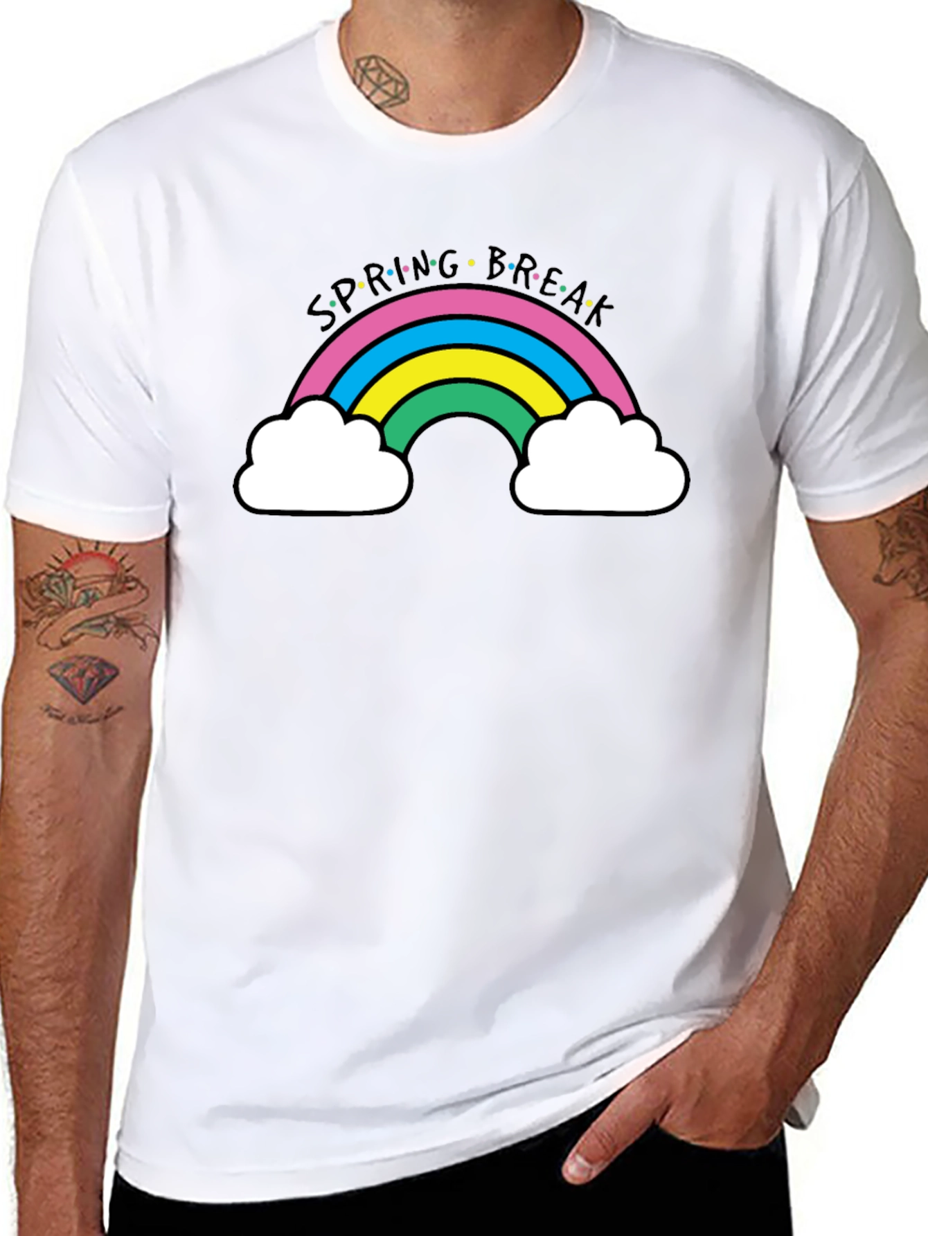 Spring Break Rainbow T-Shirt