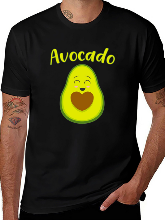 Avocado Heart Graphic T-Shirt