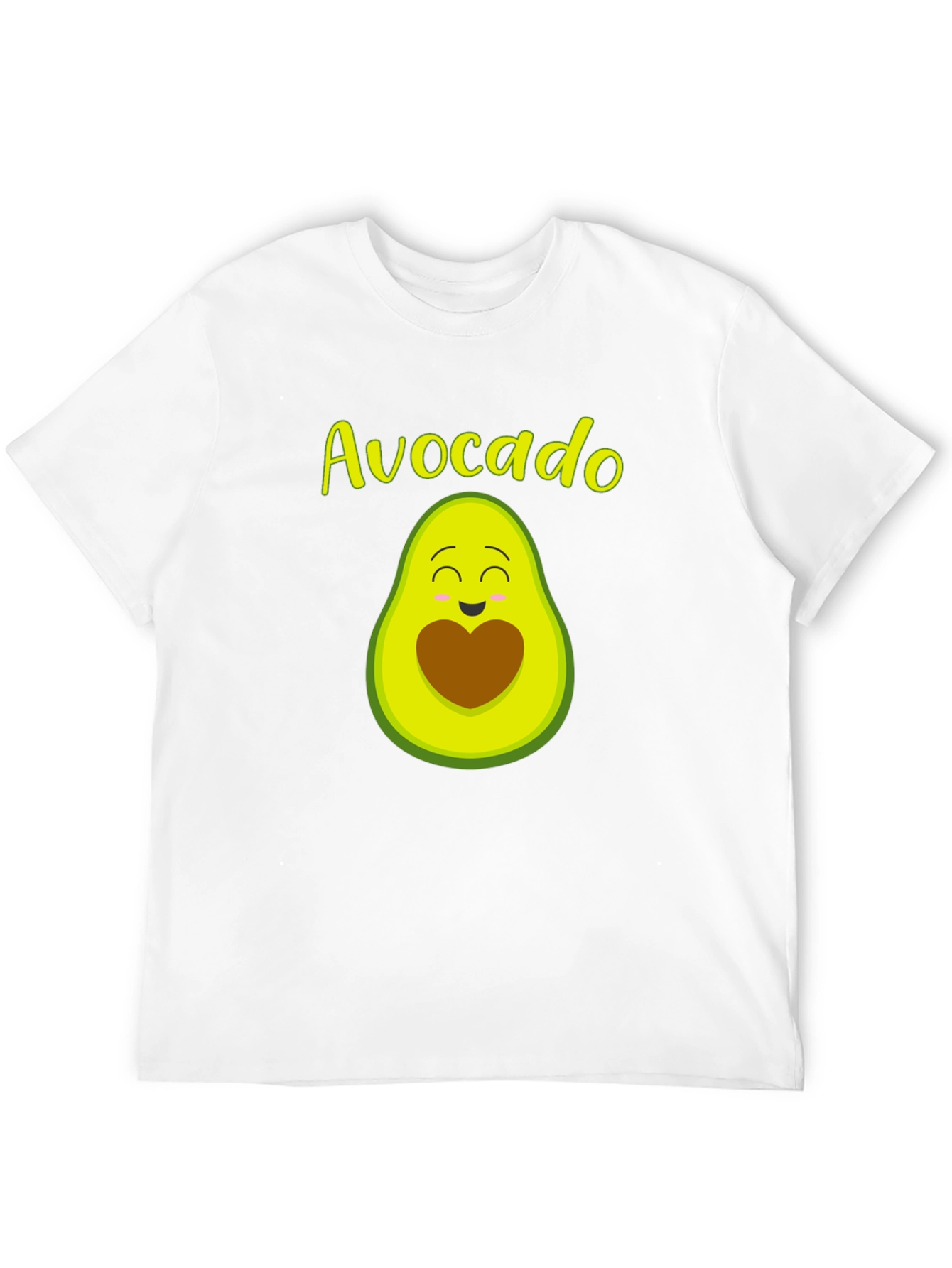 Avocado Heart Graphic T-Shirt