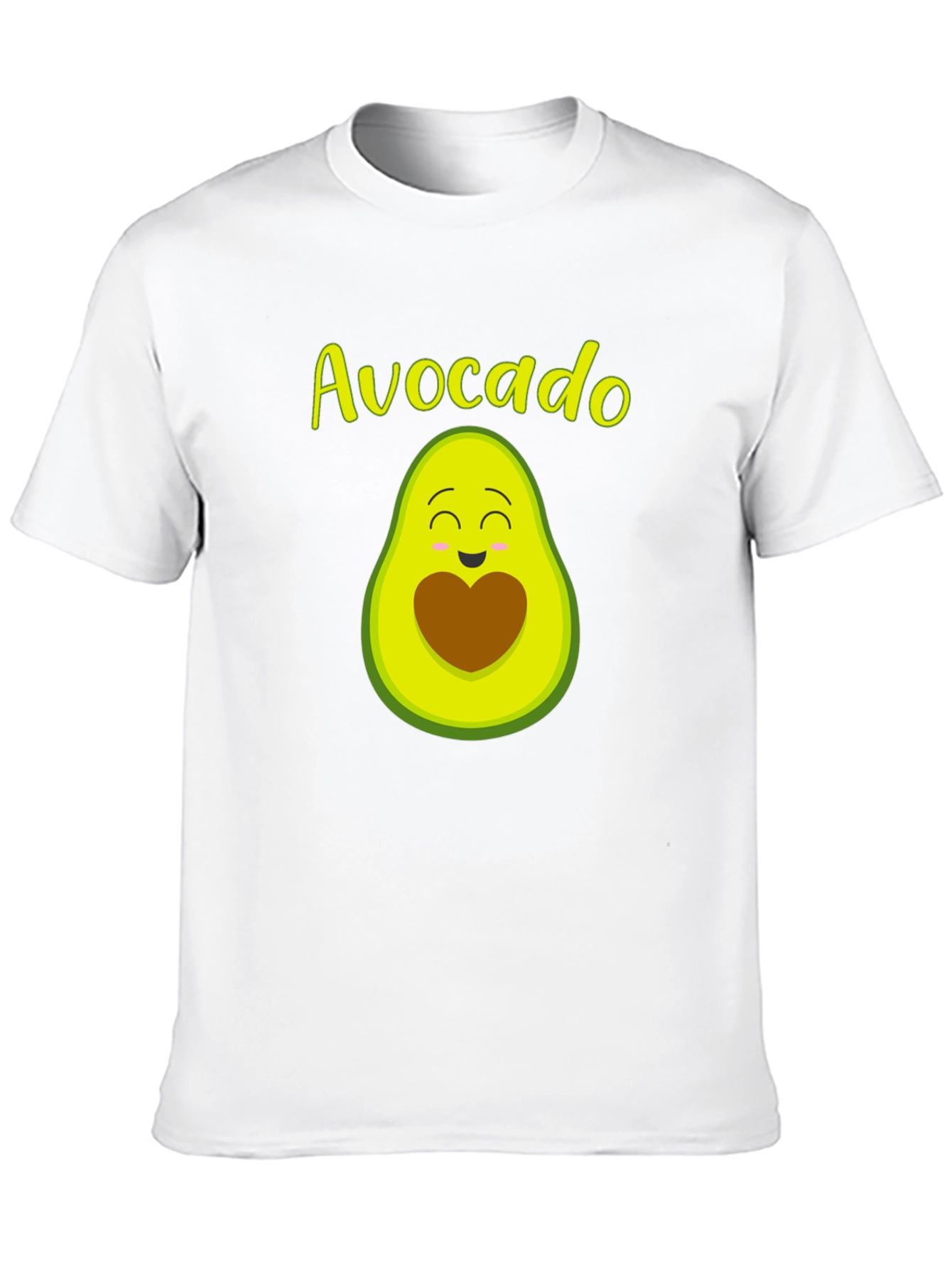 Avocado Heart Graphic T-Shirt