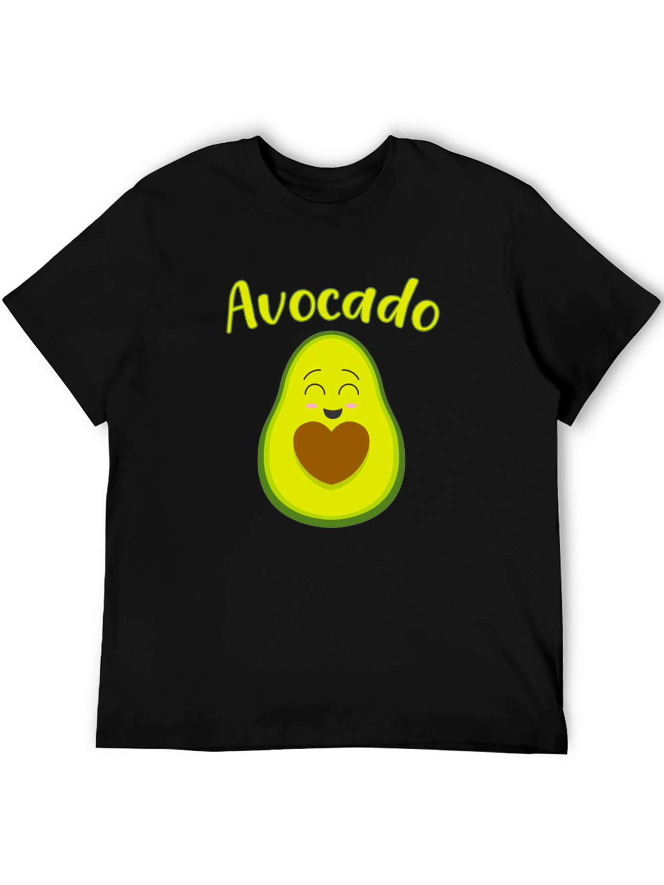 Avocado Heart Graphic T-Shirt