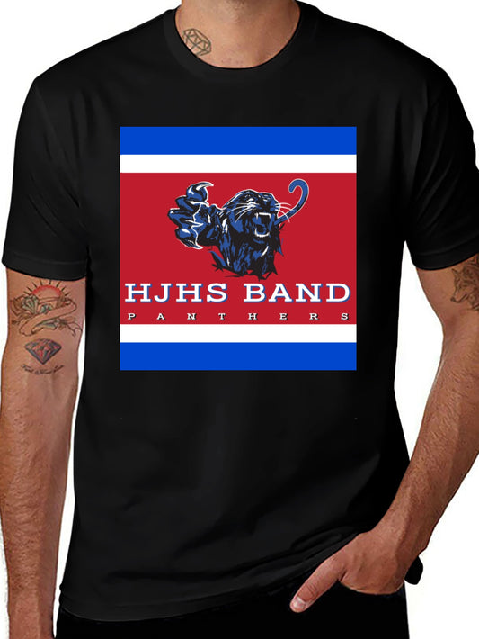 HJHS Band Panthers Black T-Shirt