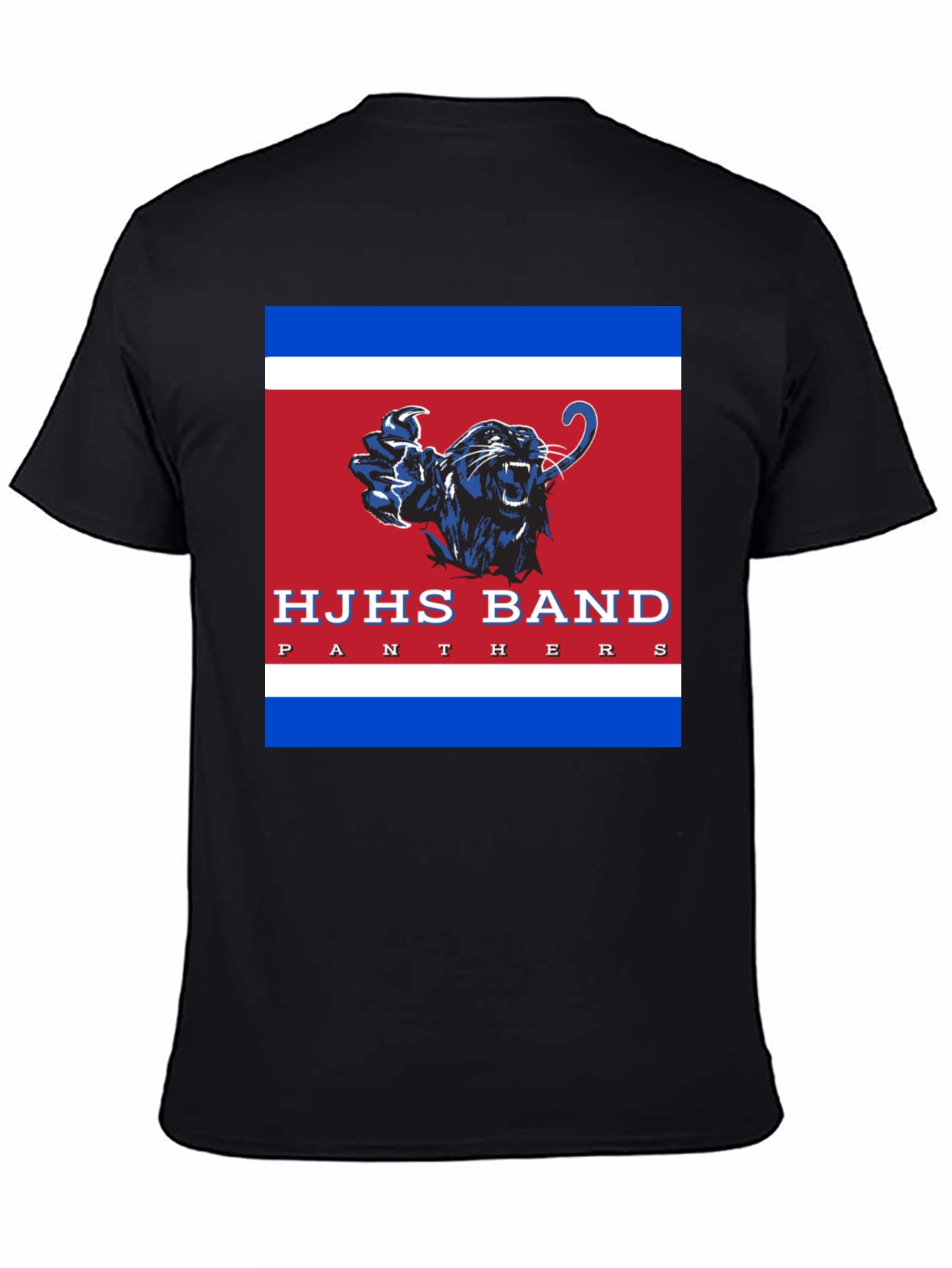 HJHS Band Panthers Black T-Shirt