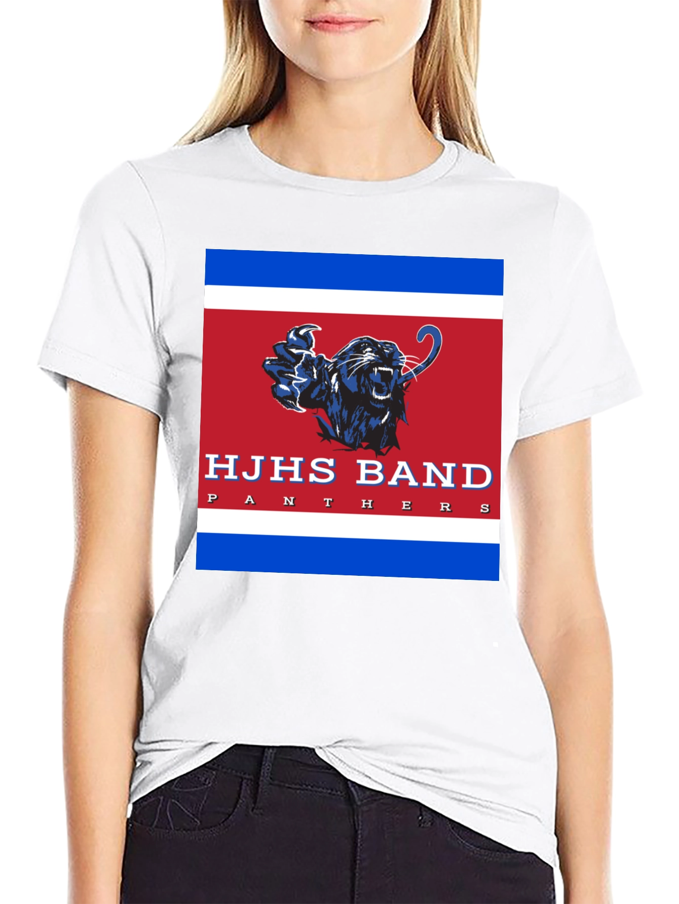 HJHS Band Panthers Black T-Shirt