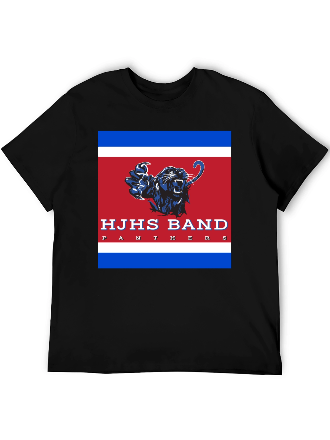 HJHS Band Panthers Black T-Shirt