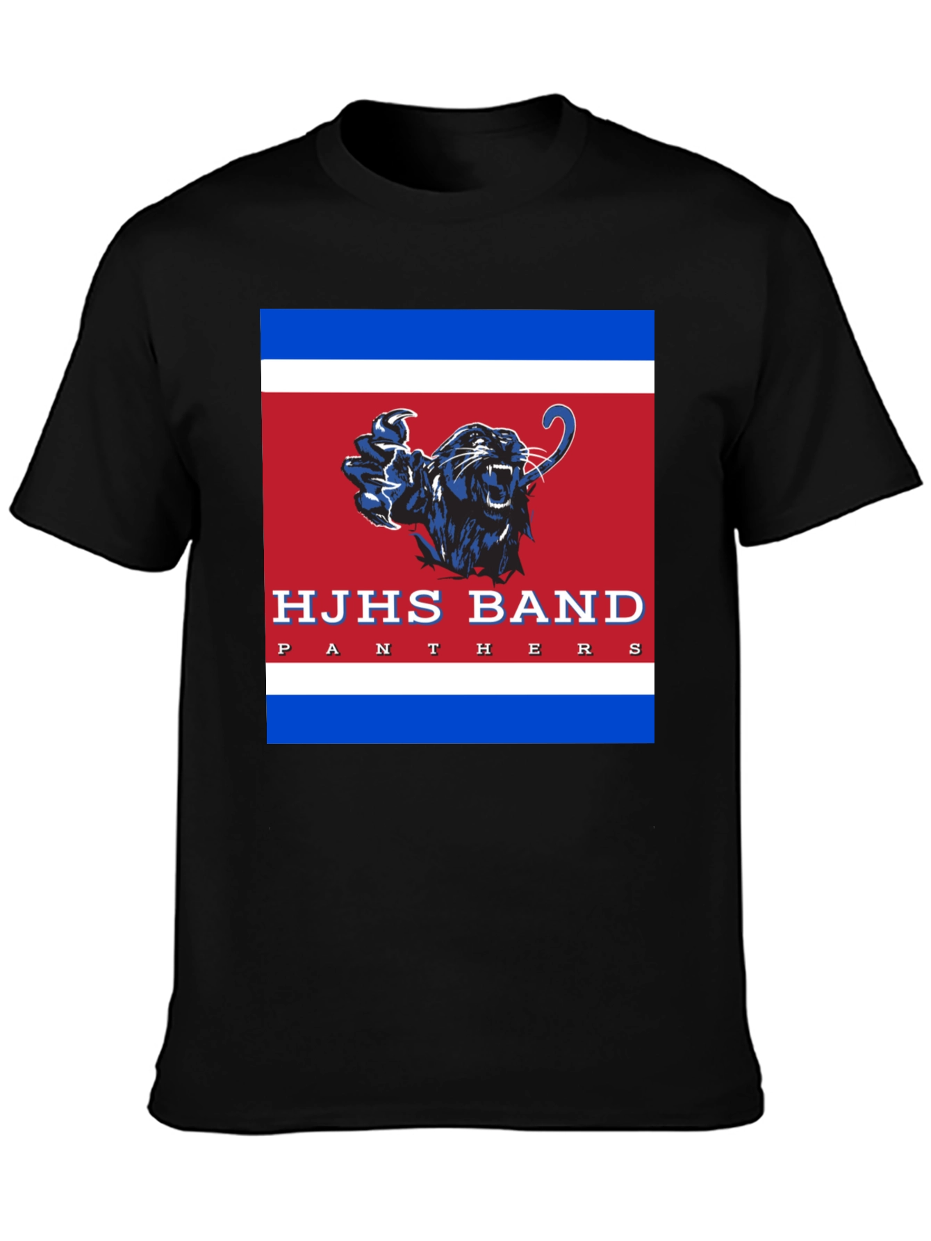 HJHS Band Panthers Black T-Shirt