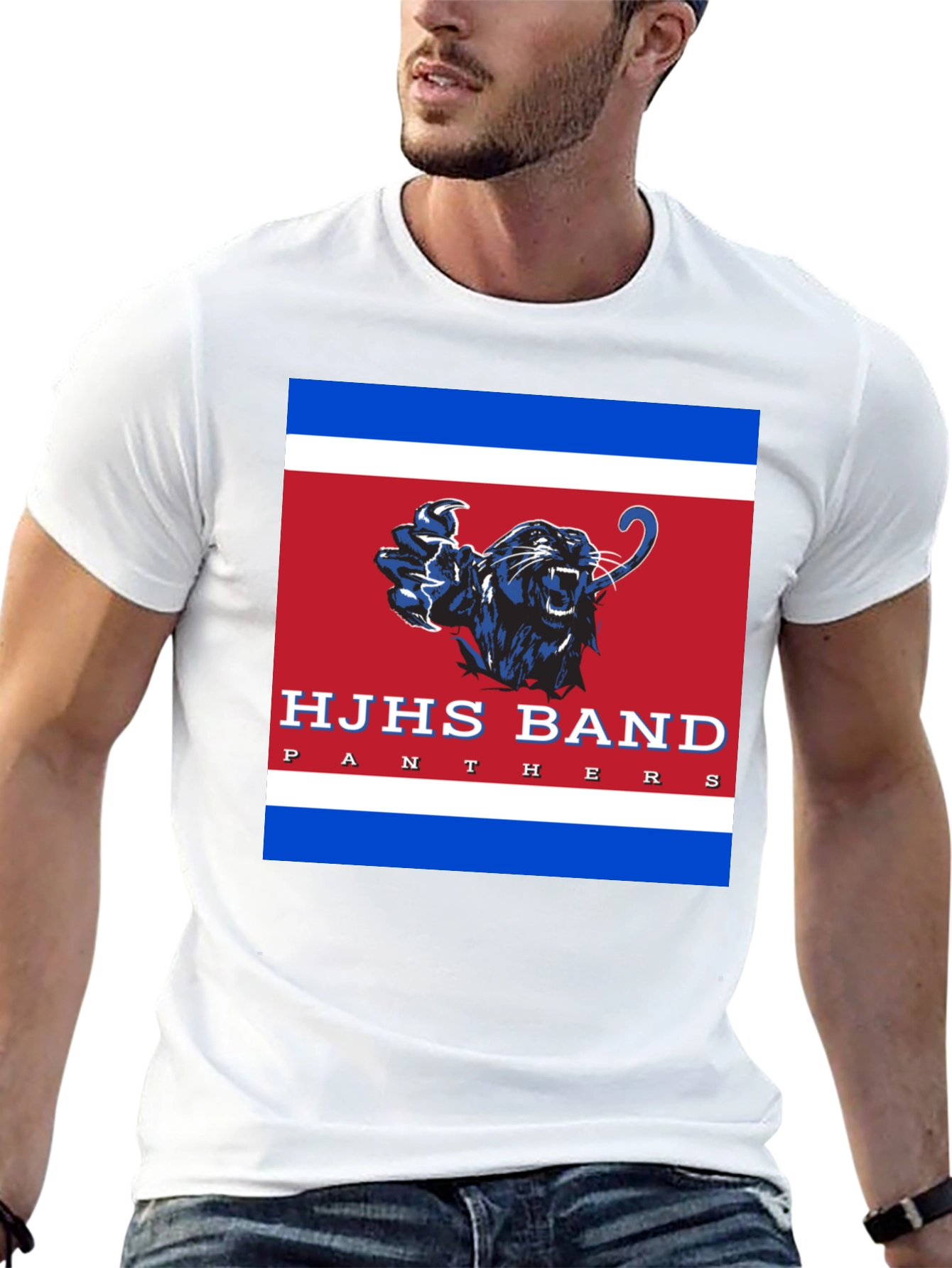 HJHS Band Panthers Black T-Shirt