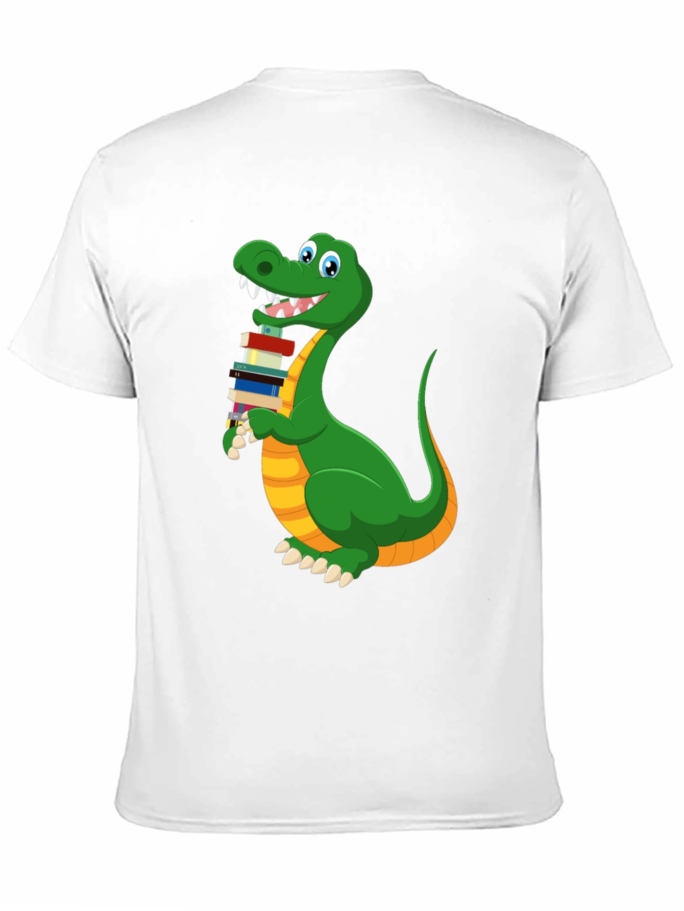 Bookworm Dinosaur T-Shirt - Cute Graphic Tee