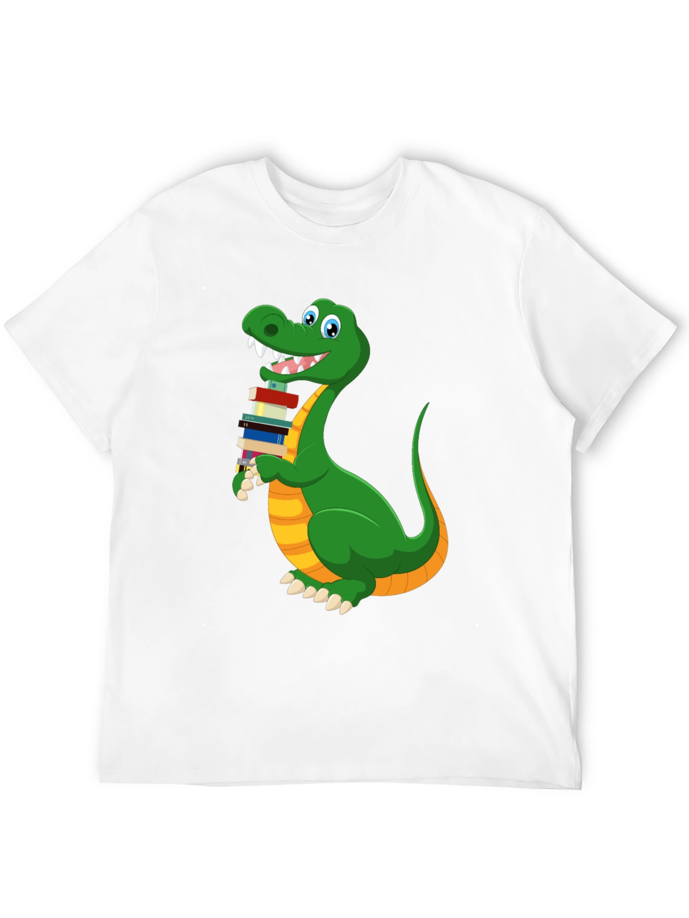 Bookworm Dinosaur T-Shirt - Cute Graphic Tee