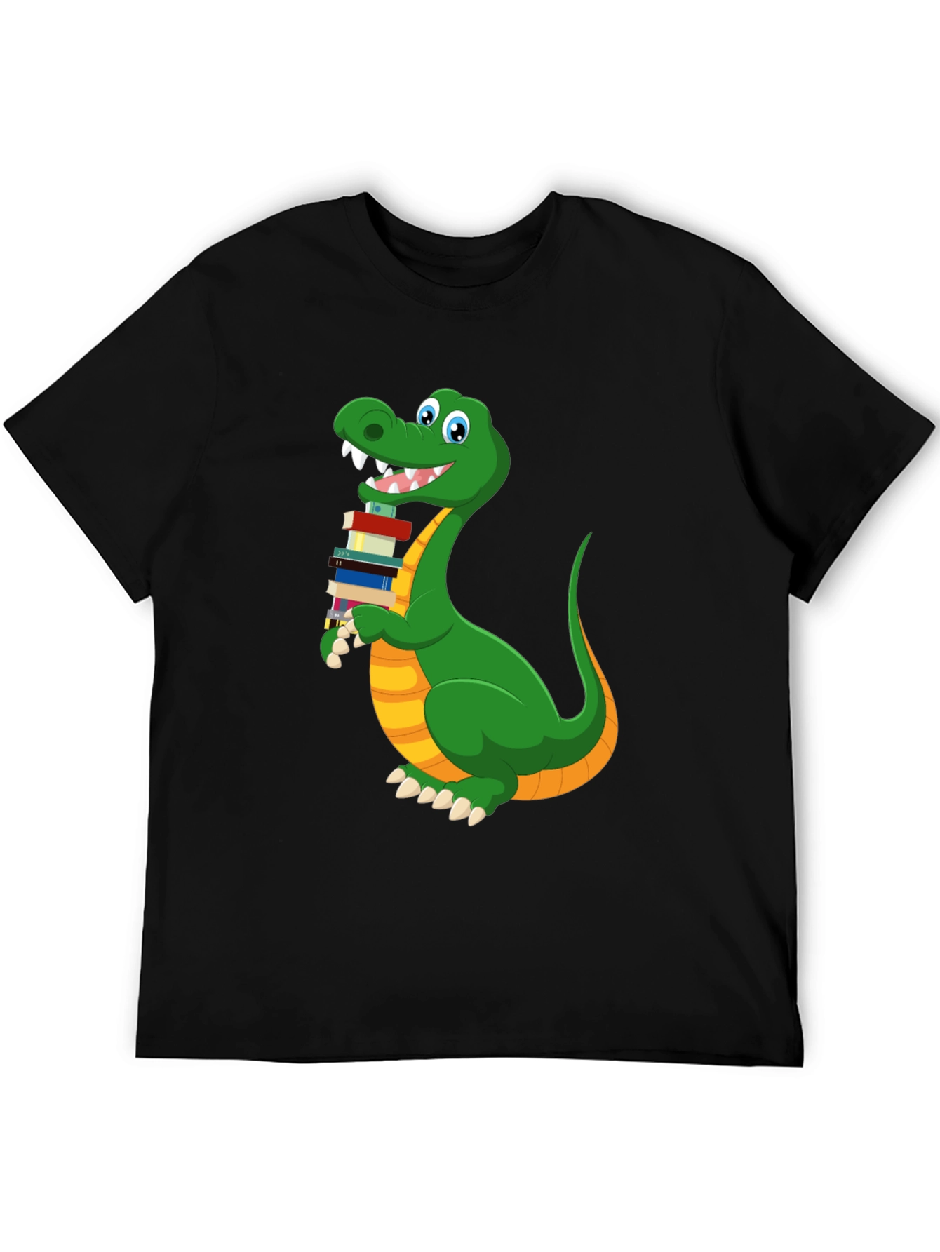 Bookworm Dinosaur T-Shirt - Cute Graphic Tee