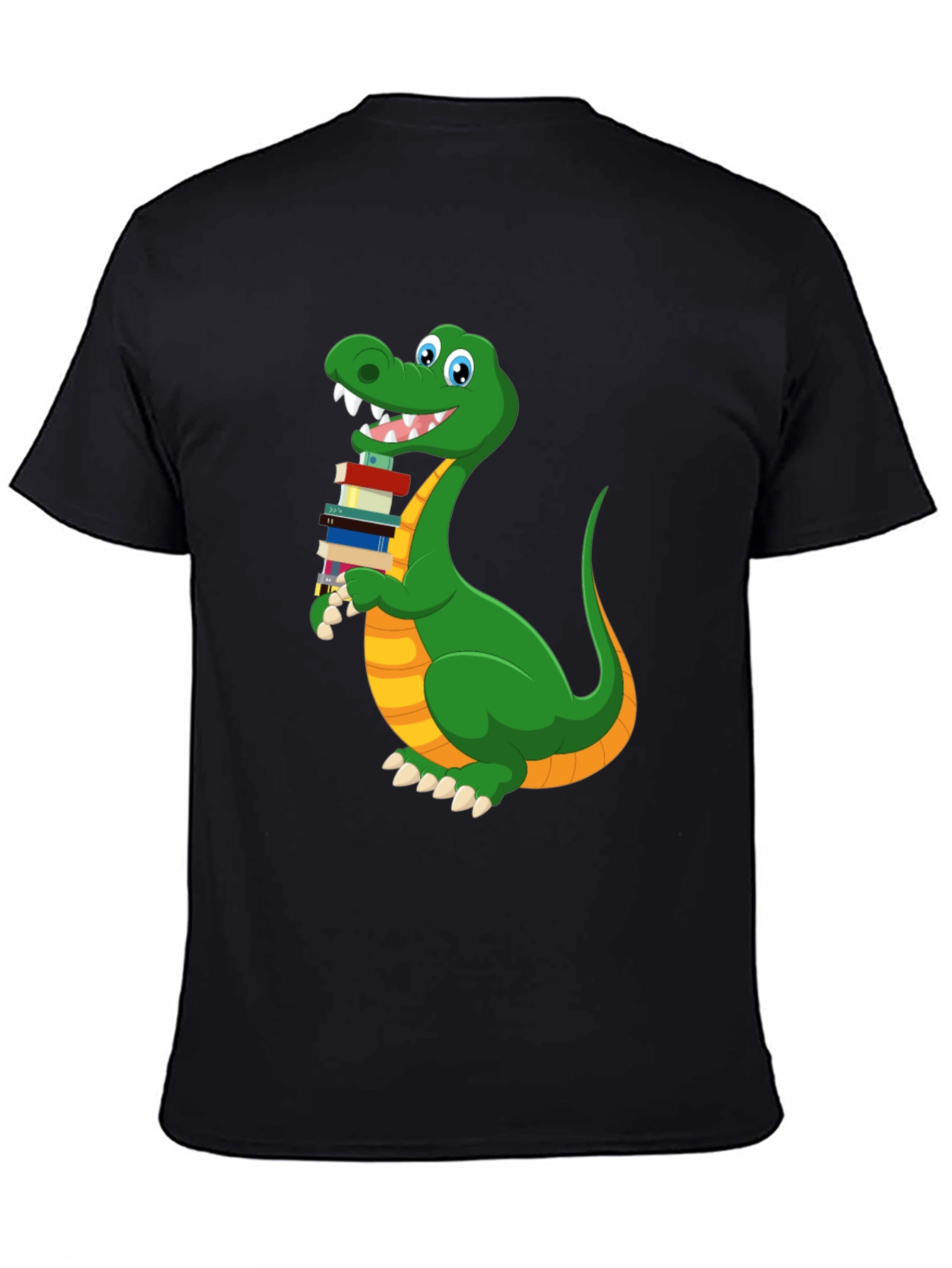 Bookworm Dinosaur T-Shirt - Cute Graphic Tee