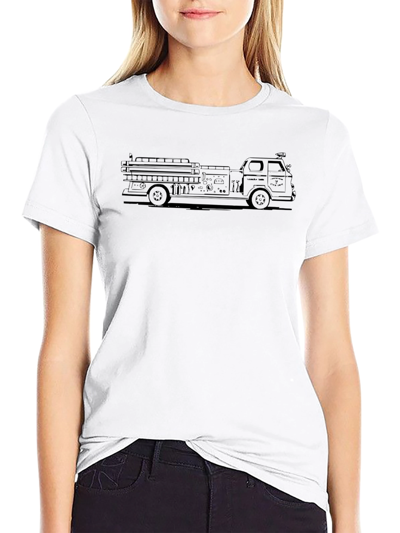 Firetruck Tee - Classic Automotive Style