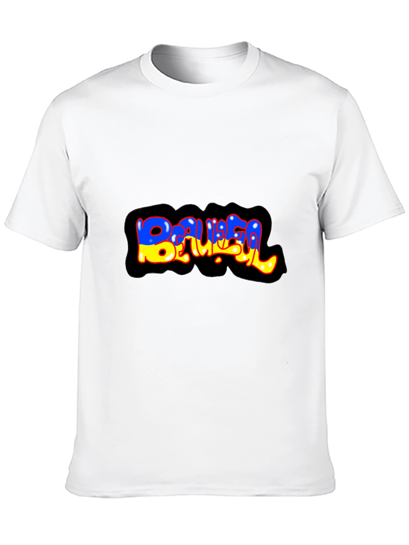 Graffiti Style BAUBEL Black T-Shirt