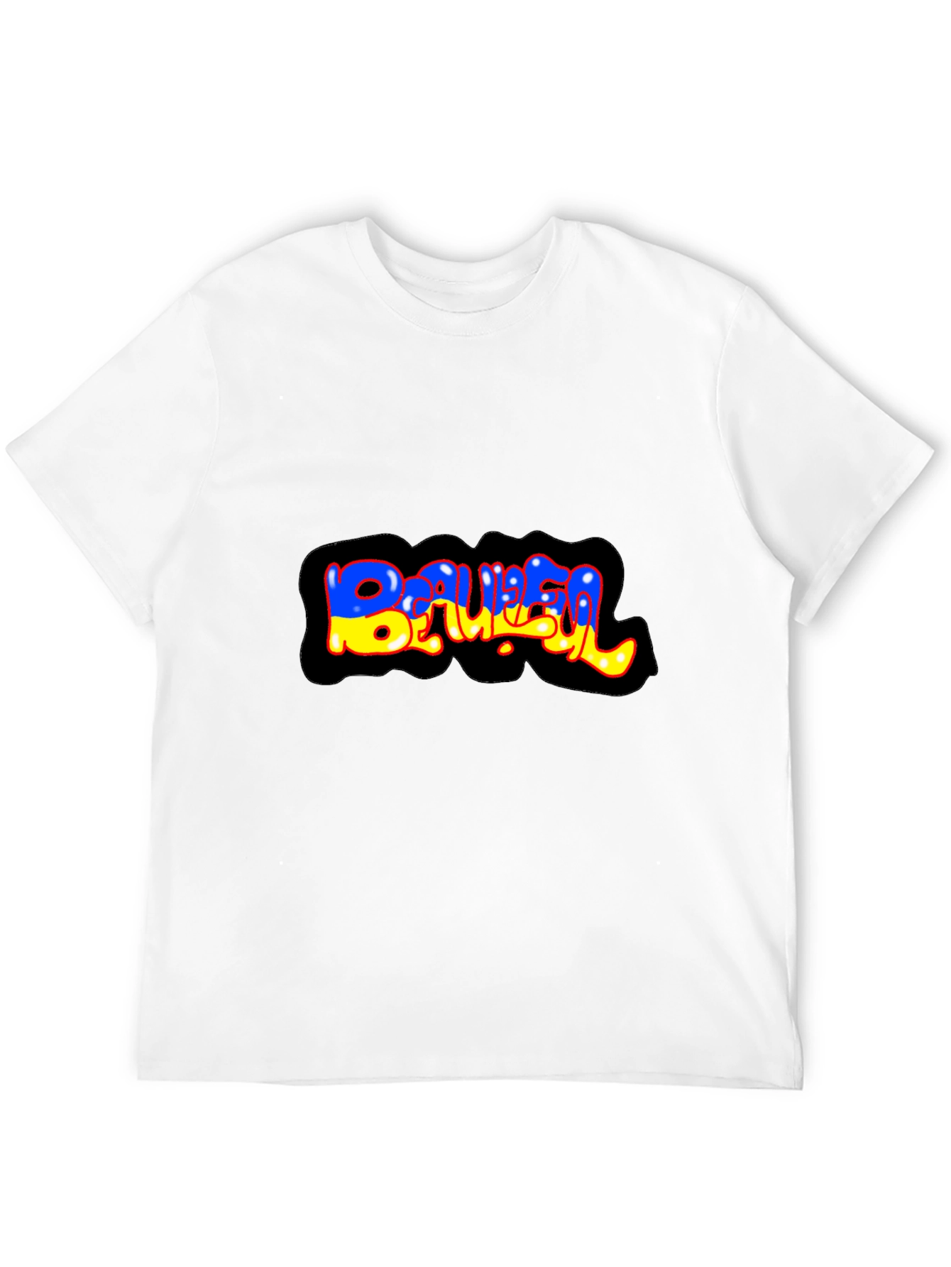 Graffiti Style BAUBEL Black T-Shirt
