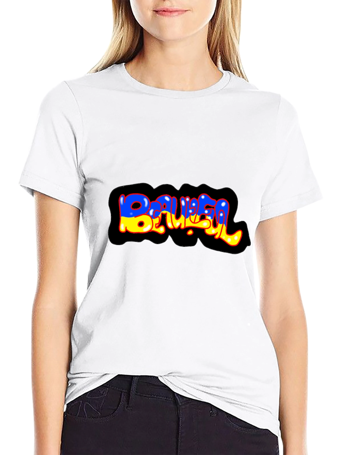 Graffiti Style BAUBEL Black T-Shirt