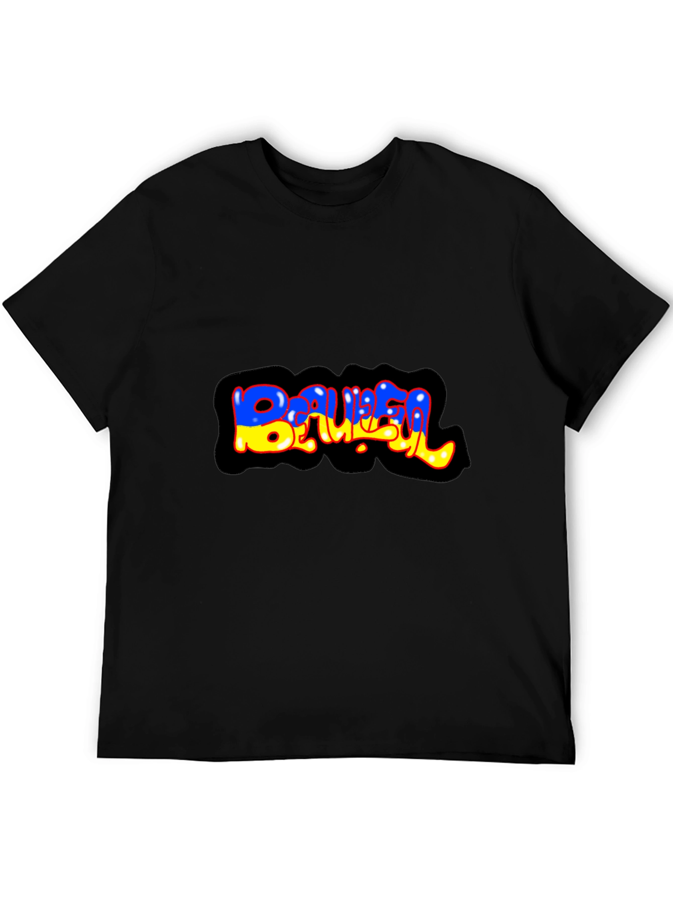 Graffiti Style BAUBEL Black T-Shirt