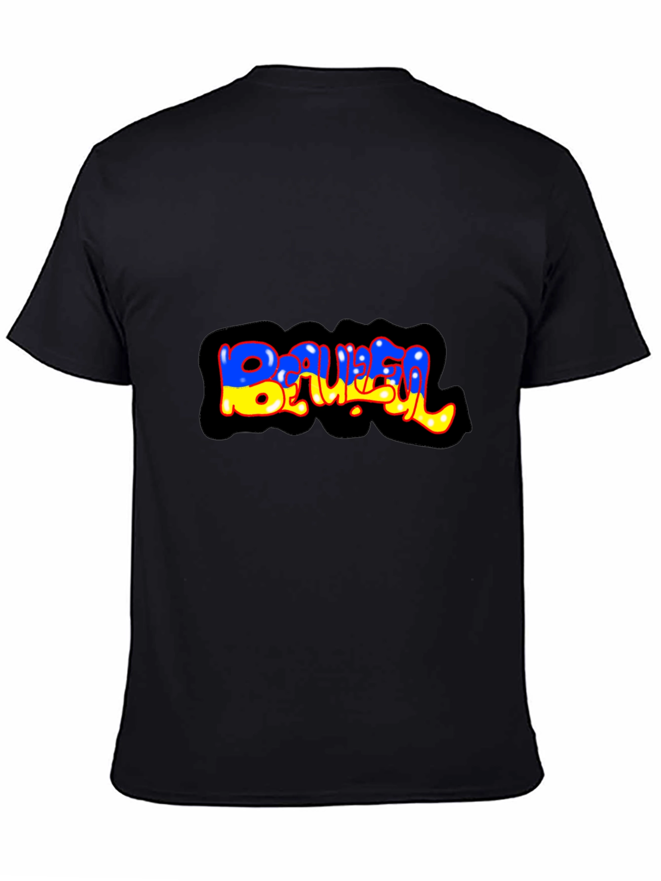 Graffiti Style BAUBEL Black T-Shirt