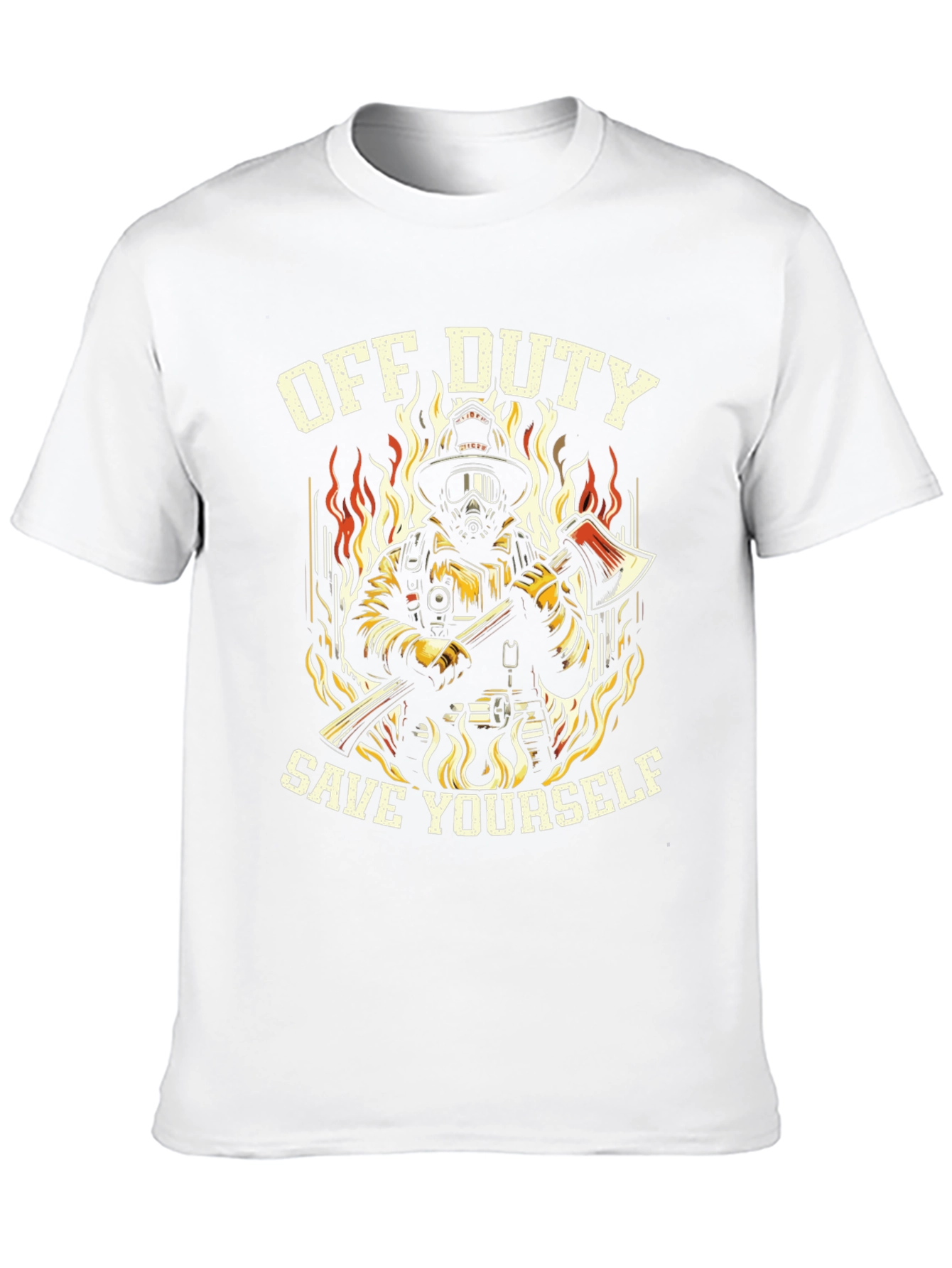 Off Duty Firefighter Graphic Tee