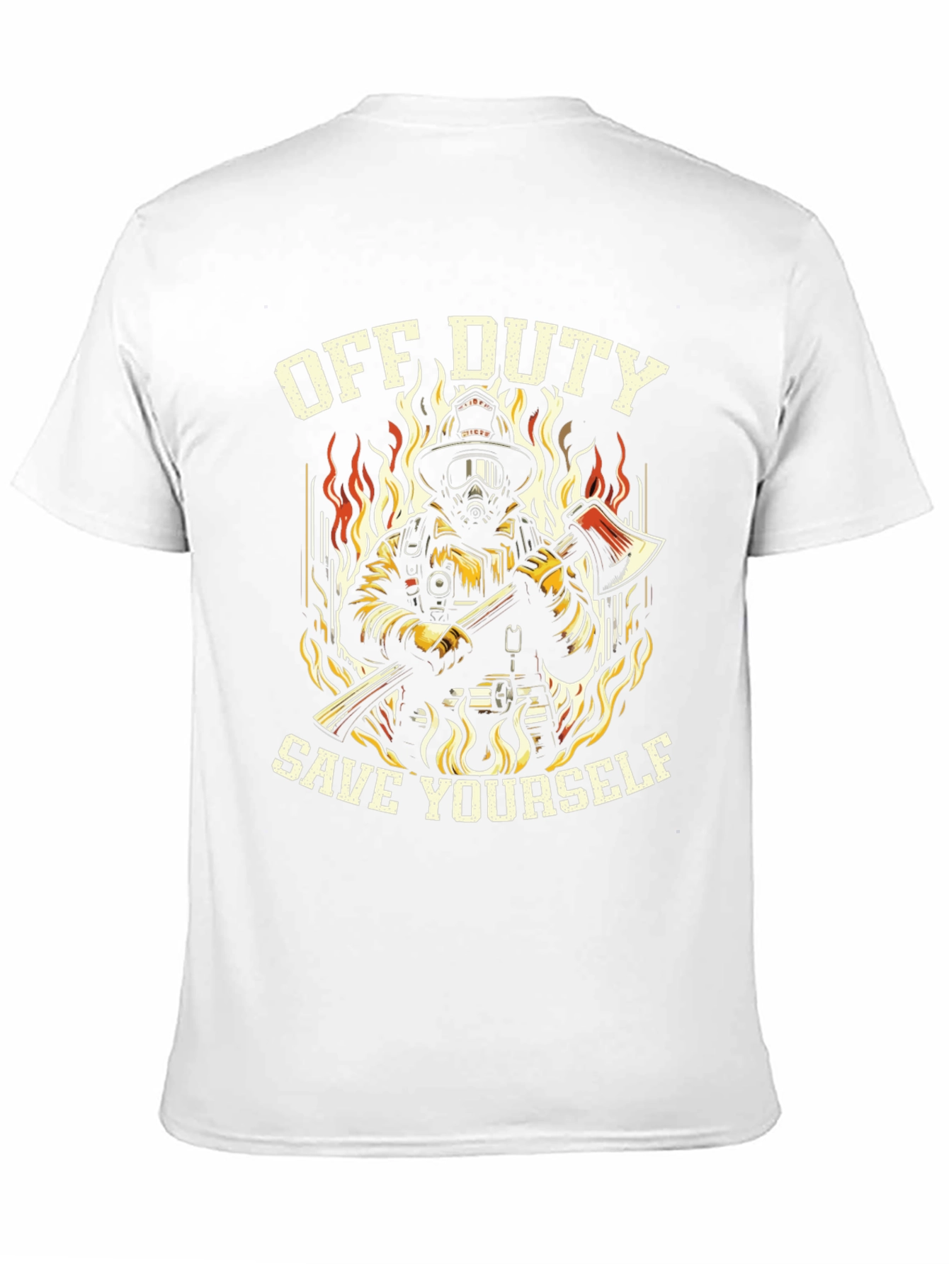 Off Duty Firefighter Graphic Tee