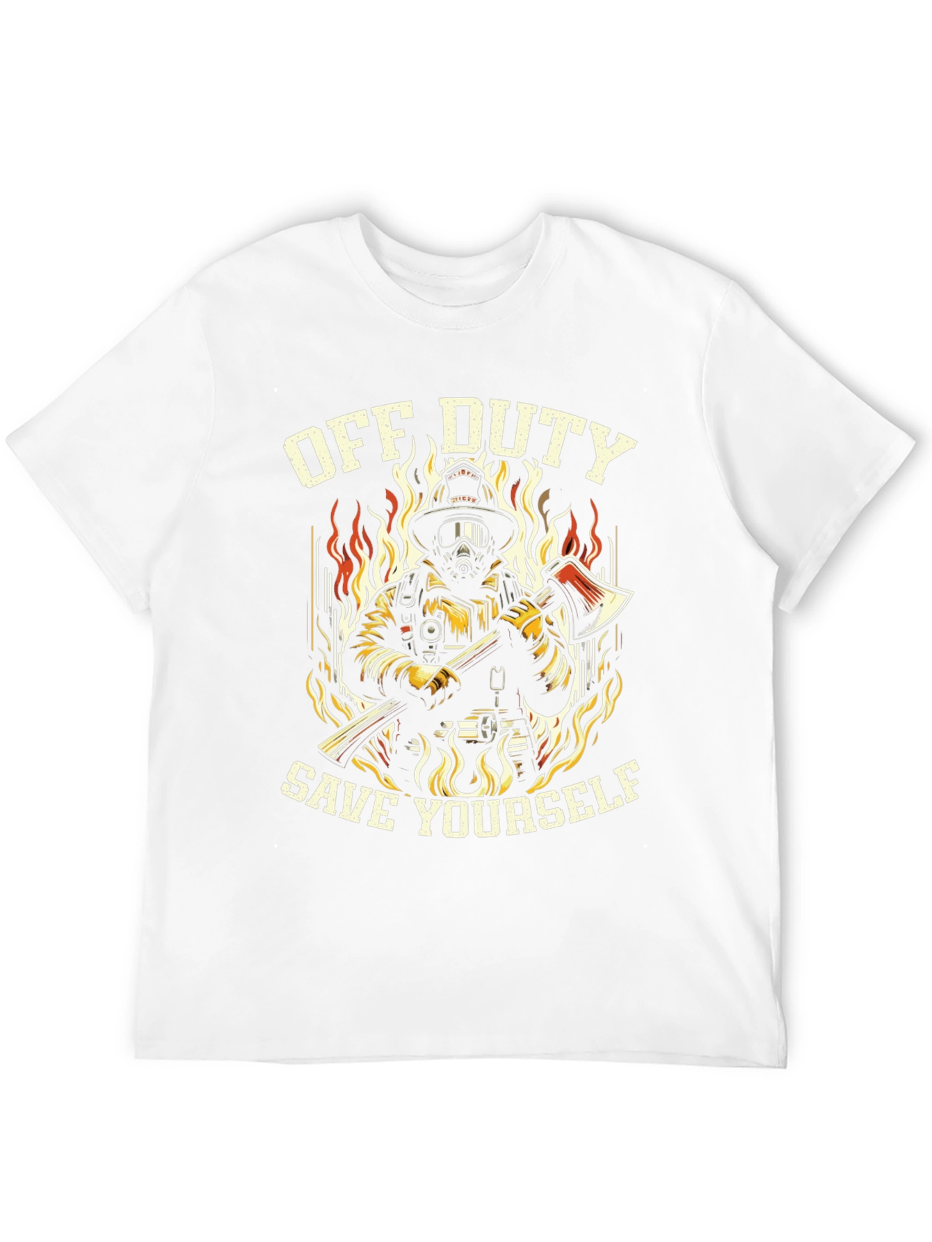 Off Duty Firefighter Graphic Tee