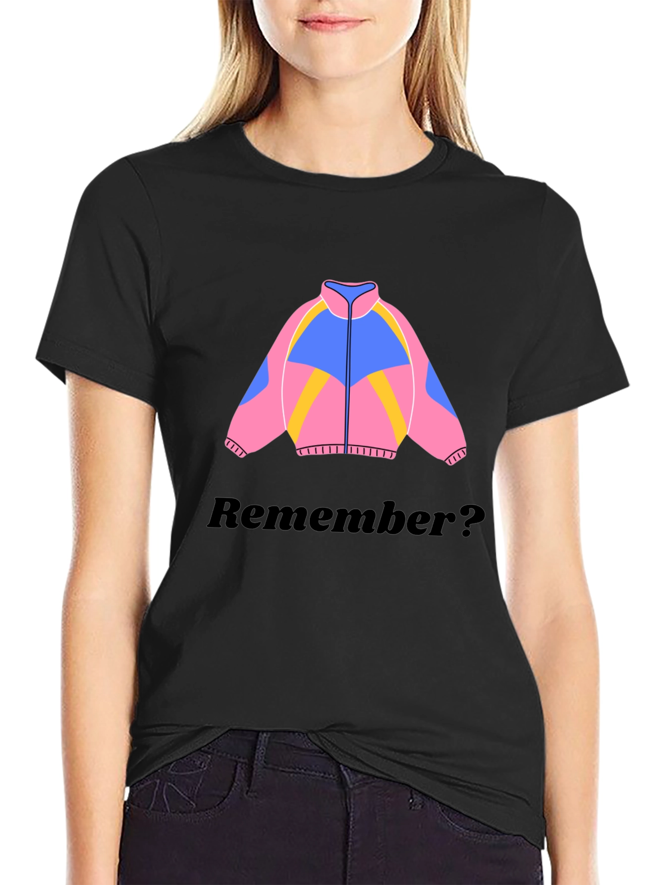 Retro 80s Jacket T-Shirt - Remember?