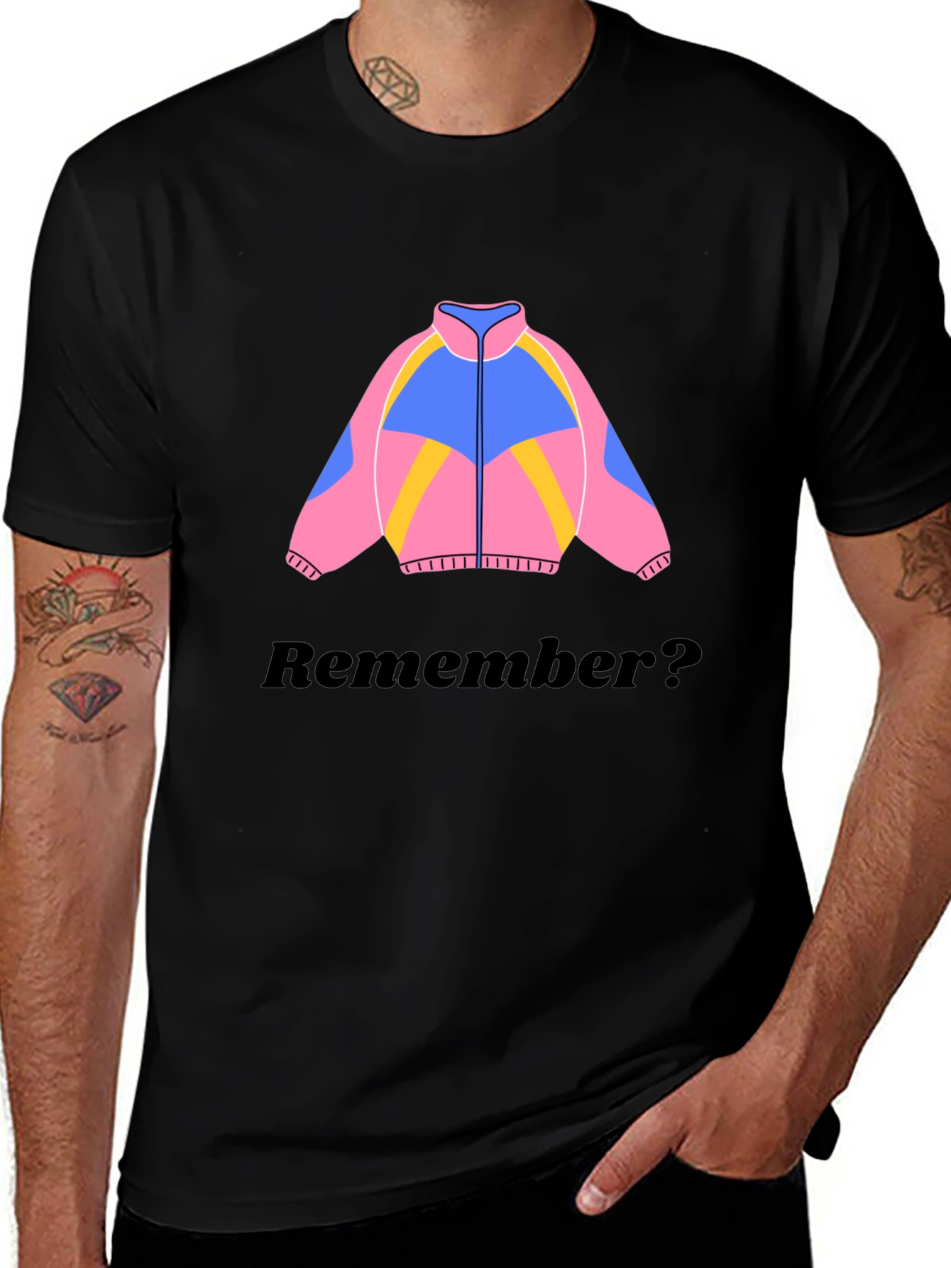 Retro 80s Jacket T-Shirt - Remember?