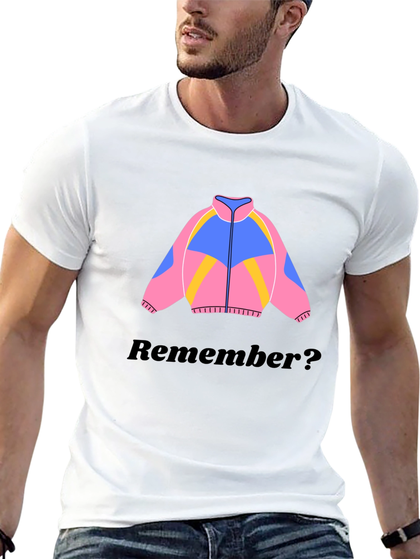Retro 80s Jacket T-Shirt - Remember?