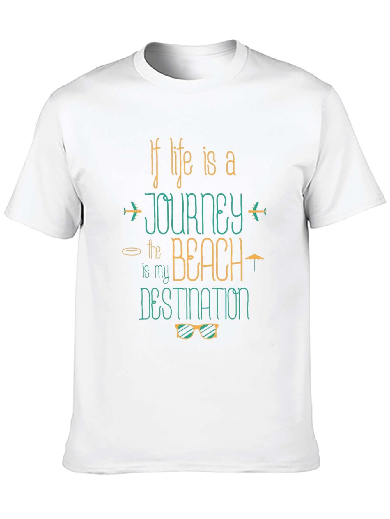 Journey to the Beach Graphic Tee - Black