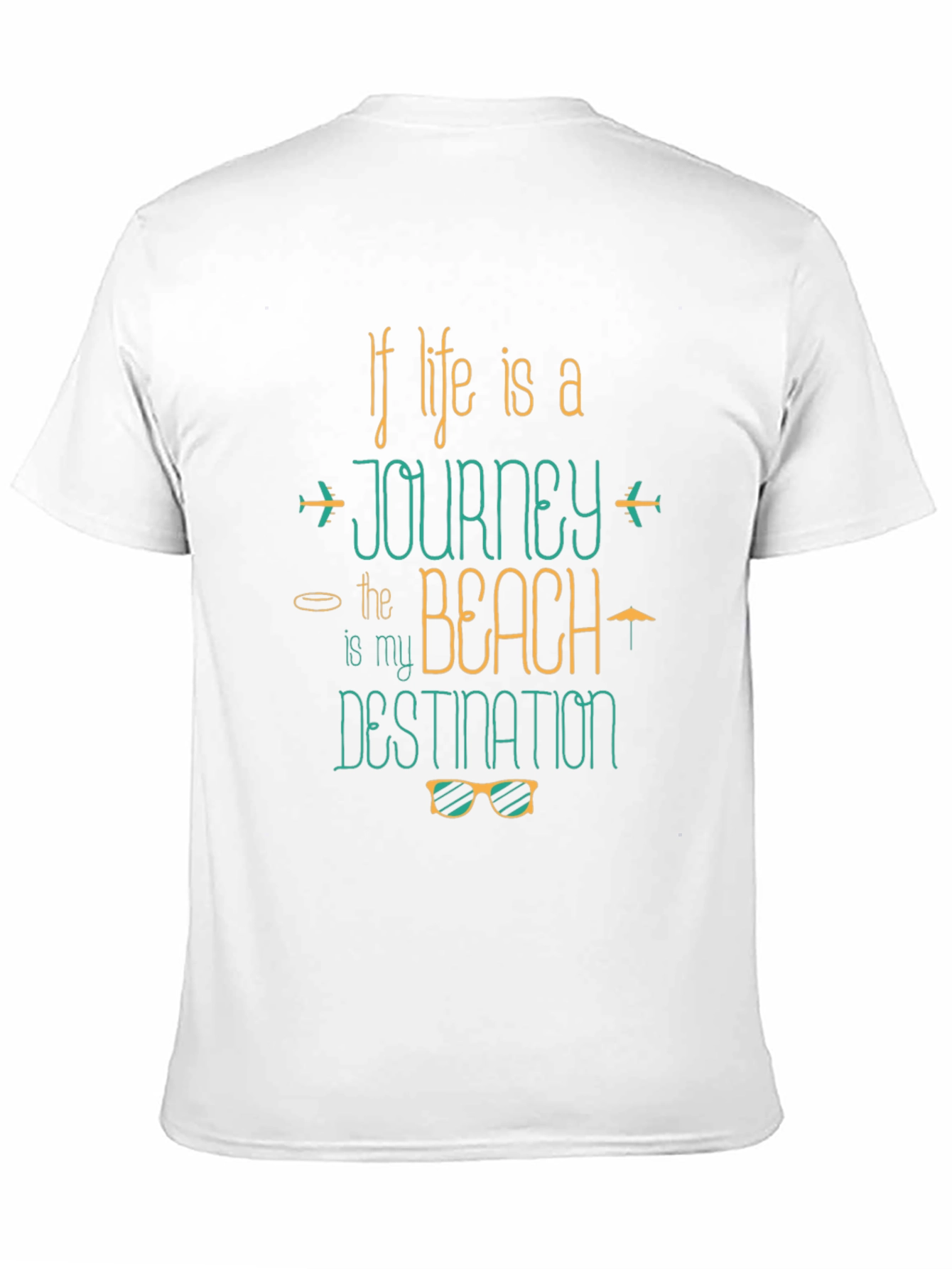 Journey to the Beach Graphic Tee - Black