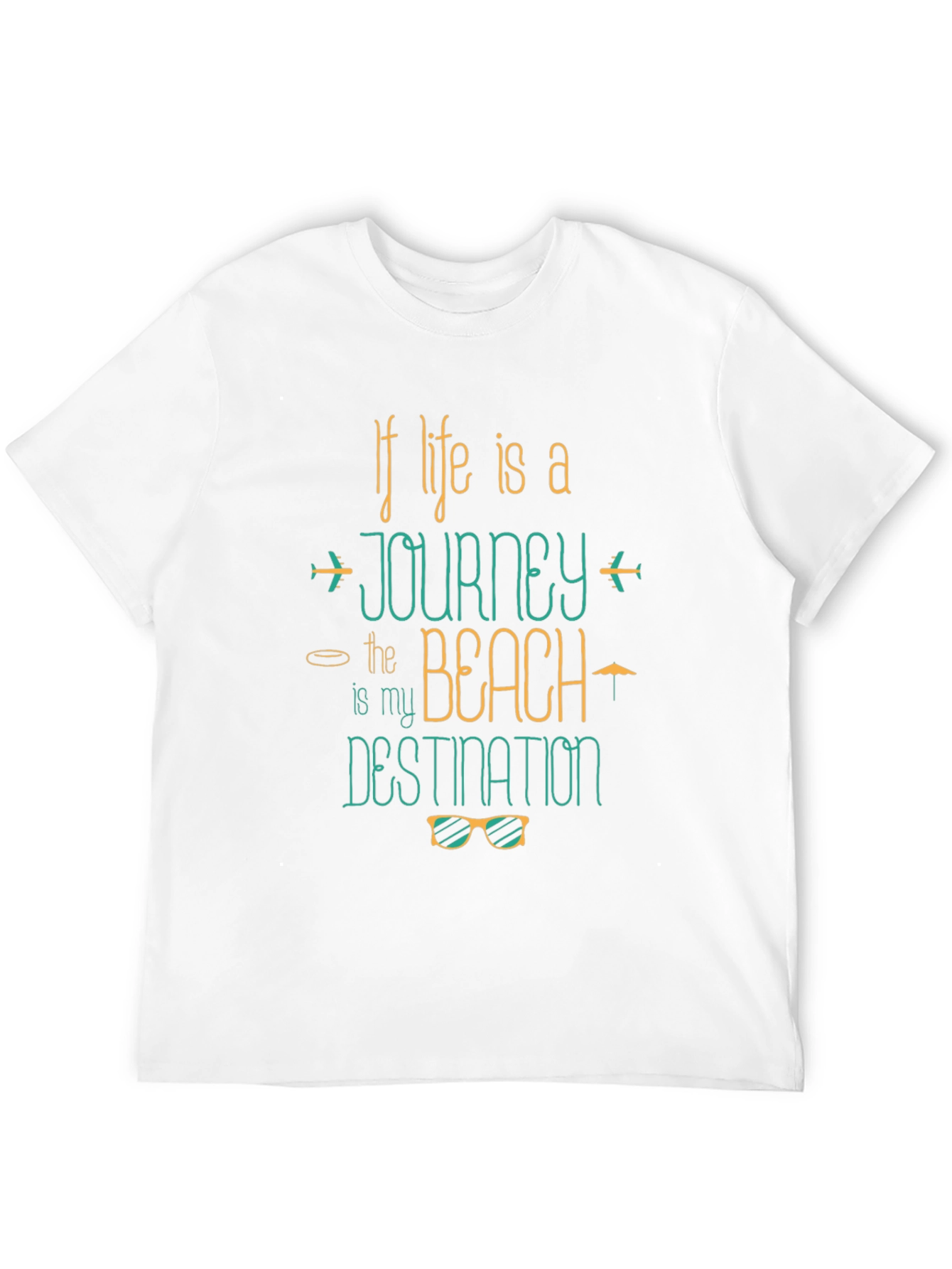 Journey to the Beach Graphic Tee - Black