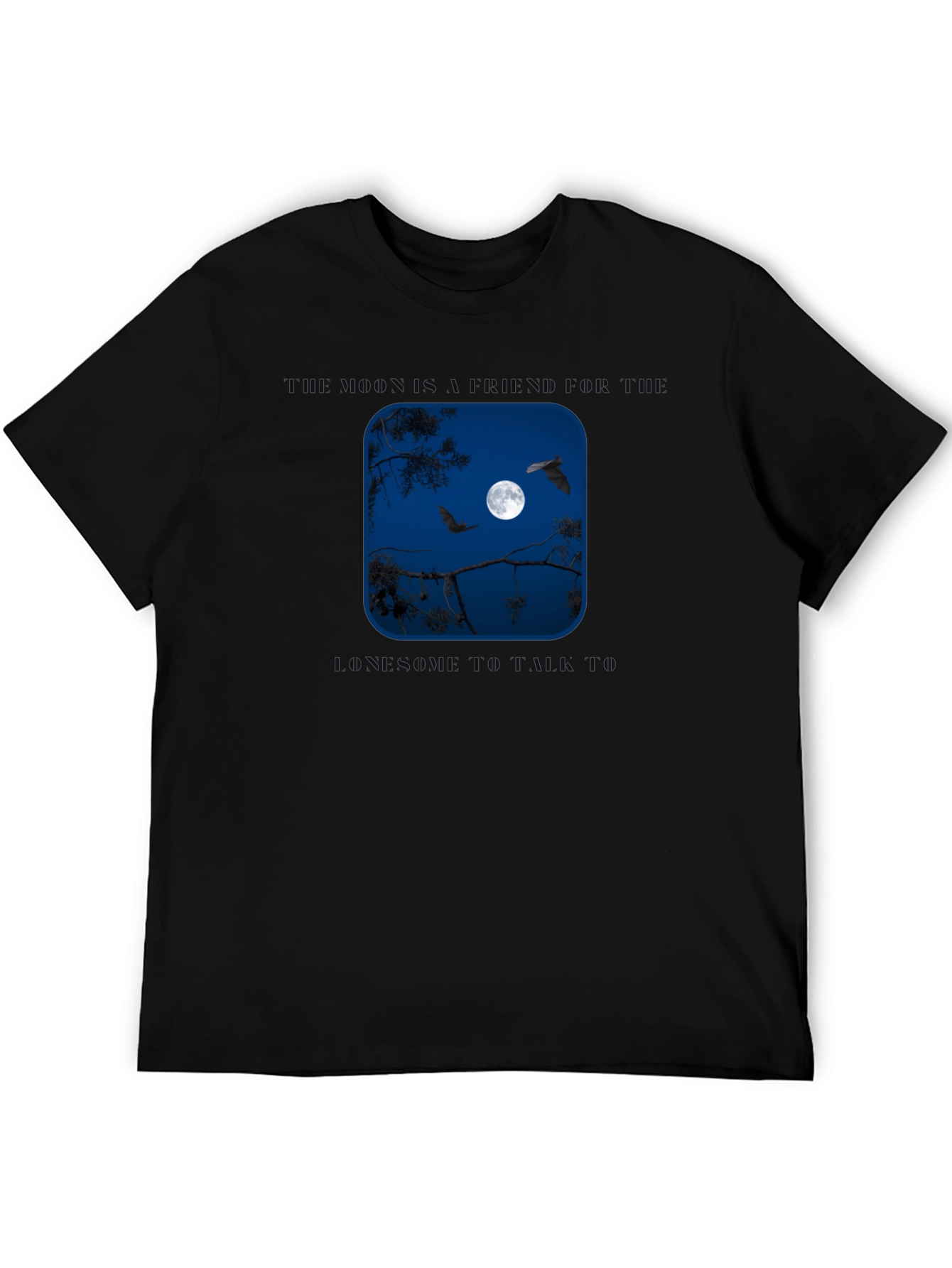 Moon & Bats Graphic T-Shirt
