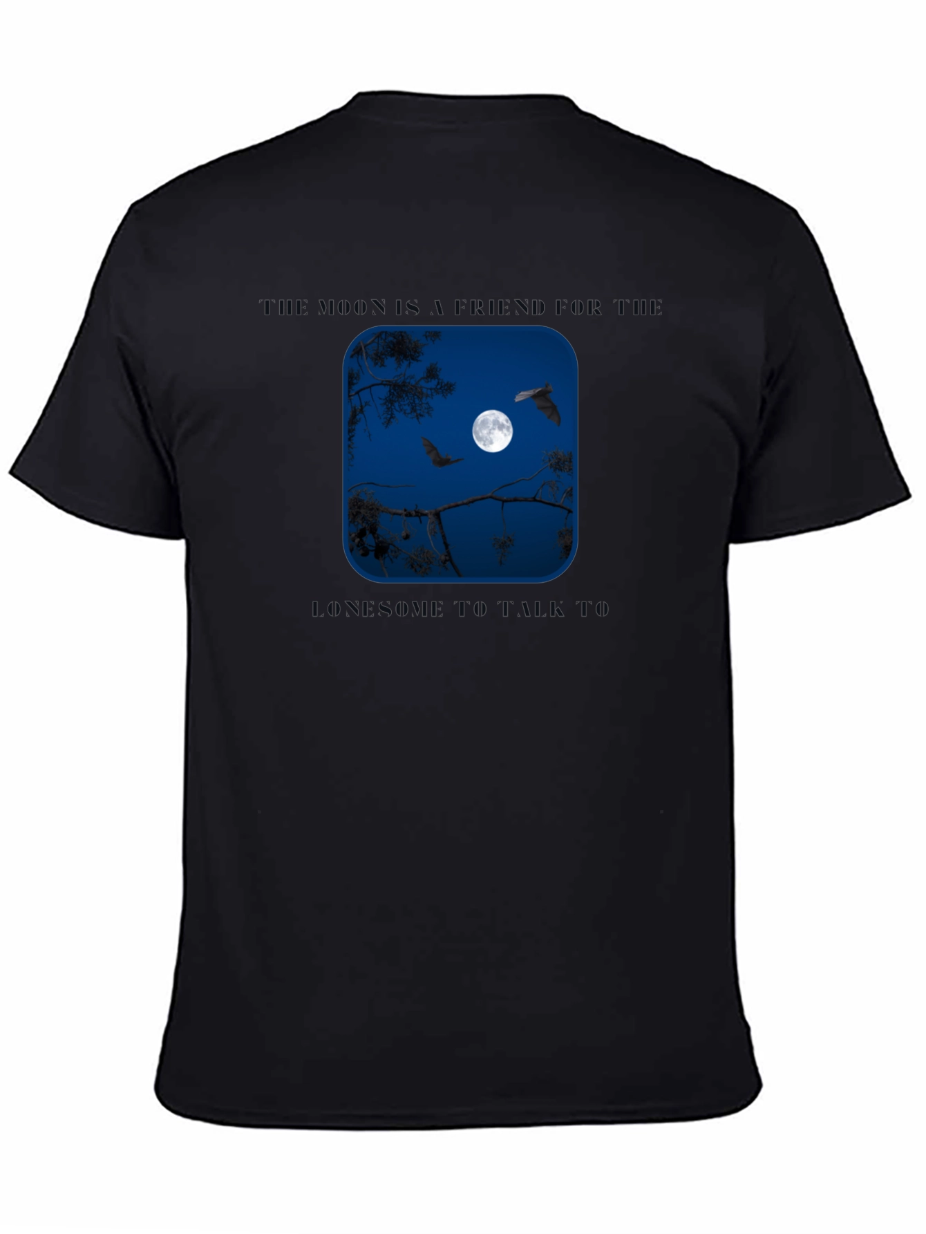 Moon & Bats Graphic T-Shirt
