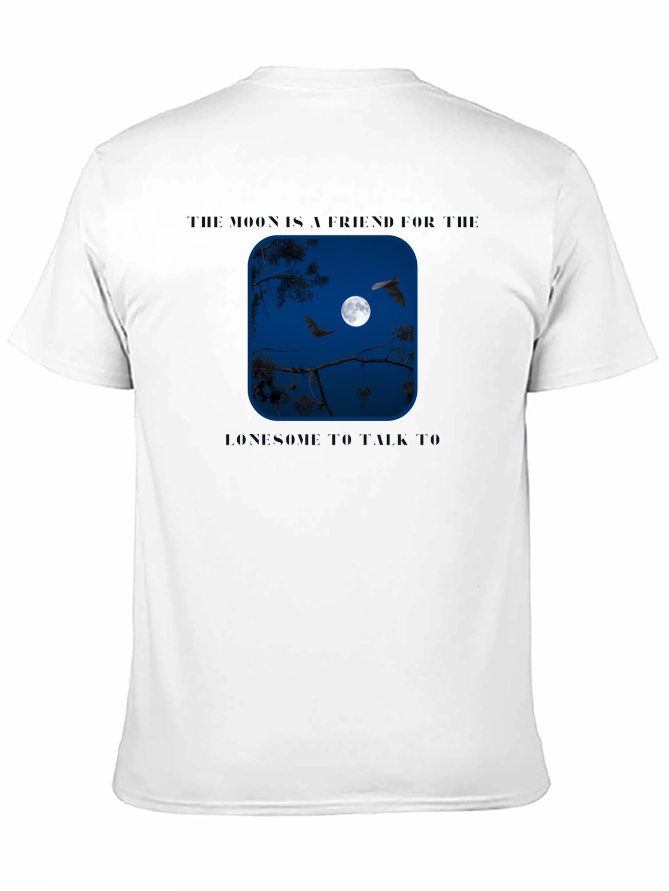 Moon & Bats Graphic T-Shirt