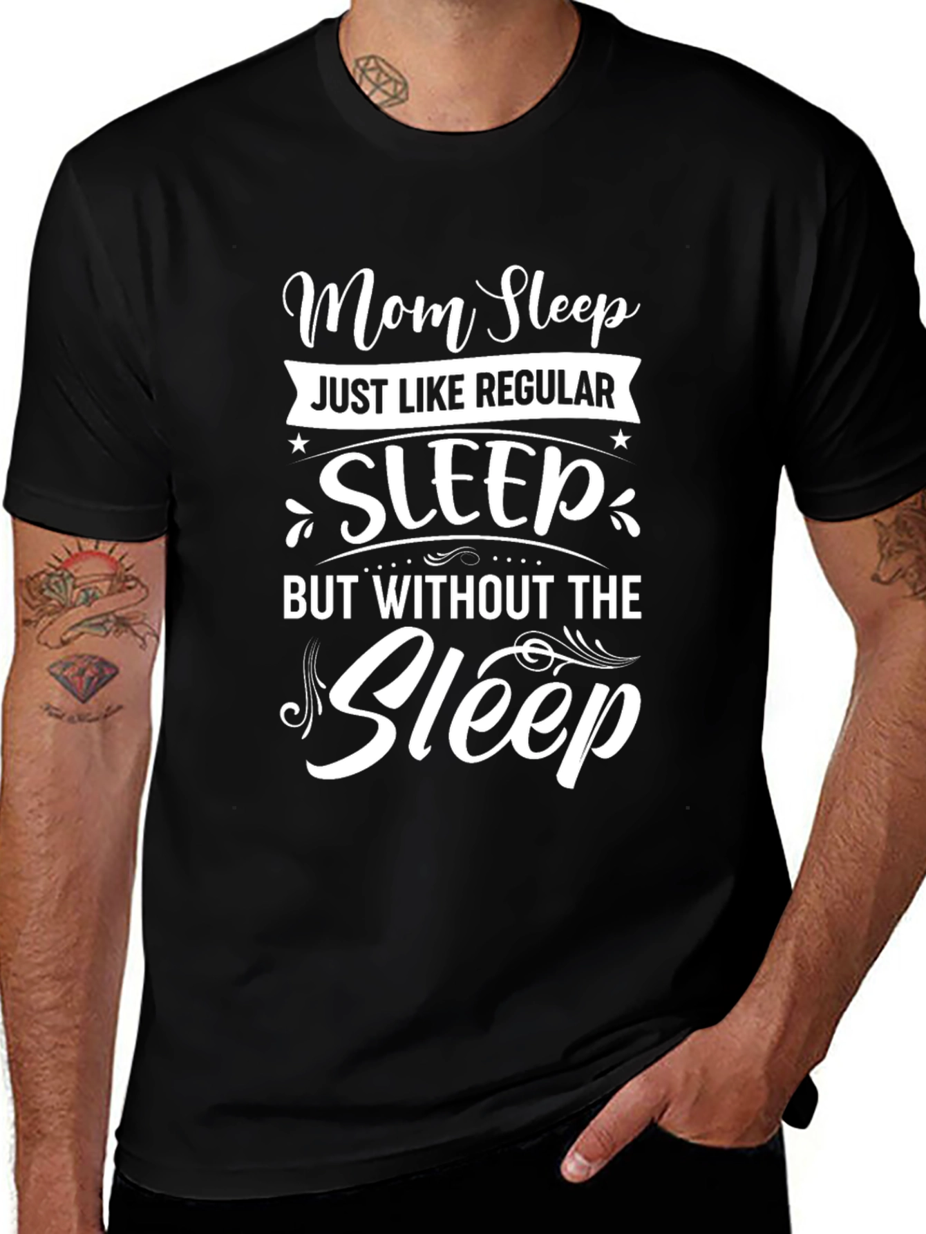 Mom Sleep T-Shirt - Funny Womens Tee