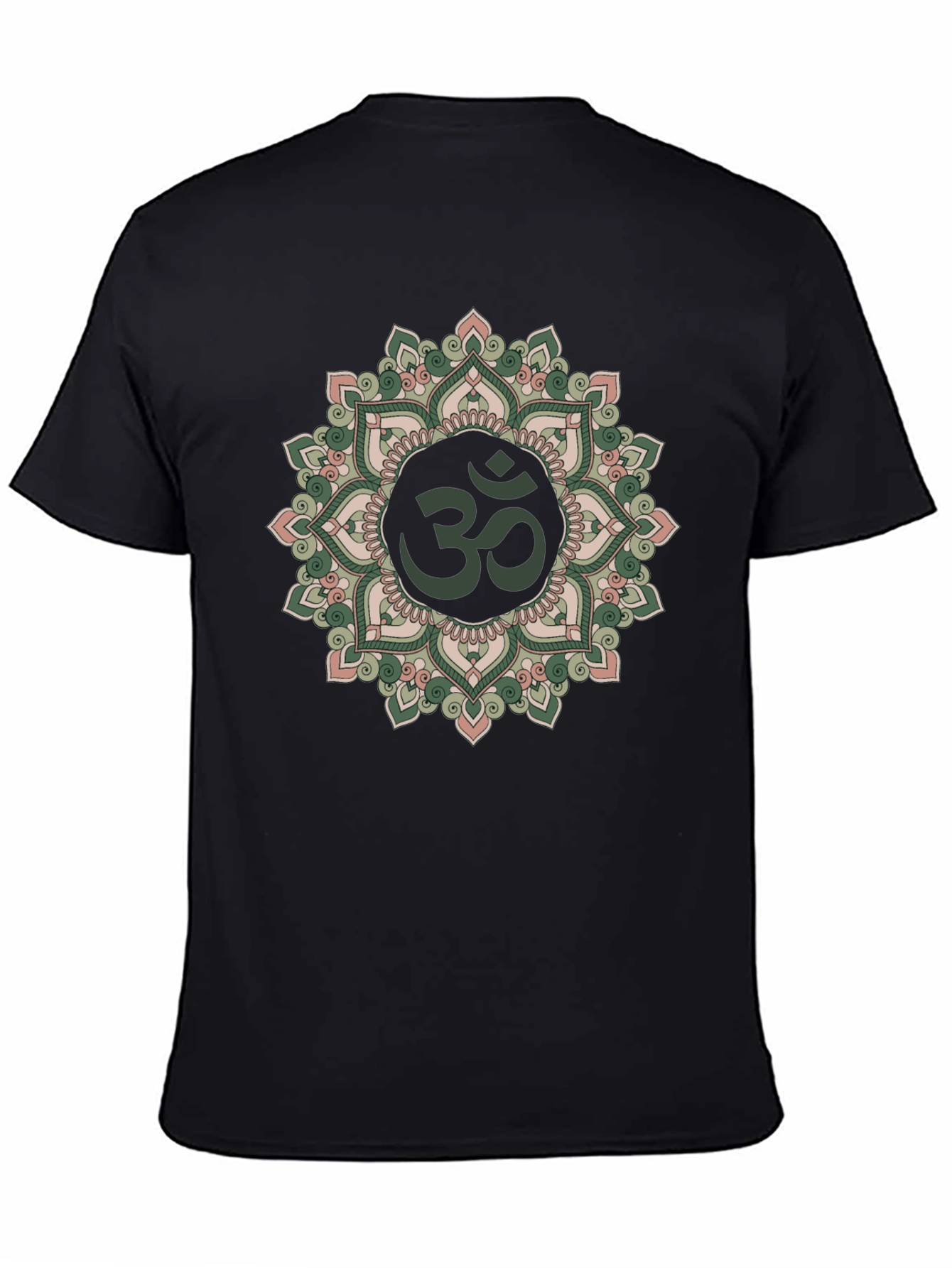 Om Mandala Graphic Tee - Soft Cotton Blend