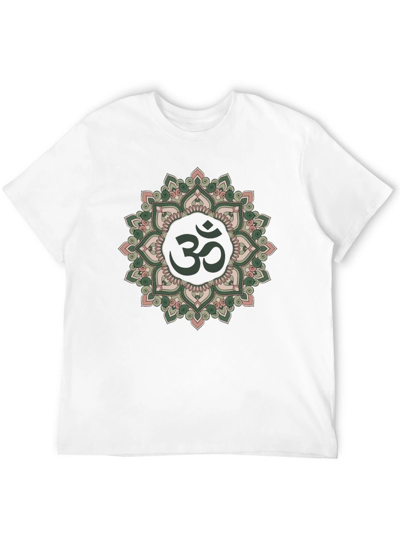 Om Mandala Graphic Tee - Soft Cotton Blend