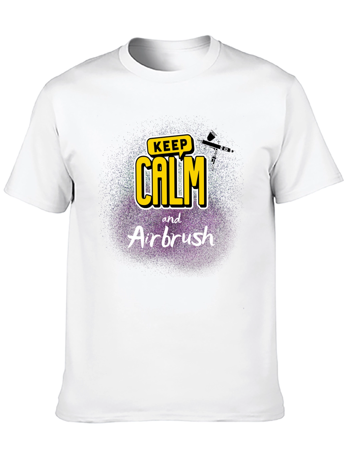 Keep Calm & Airbrush Black T-Shirt