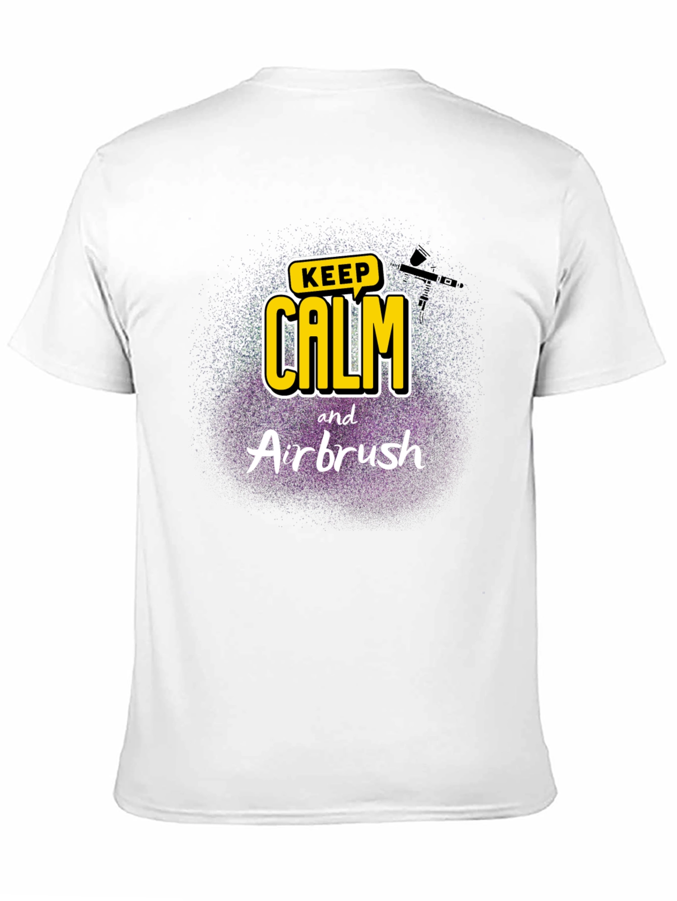 Keep Calm & Airbrush Black T-Shirt