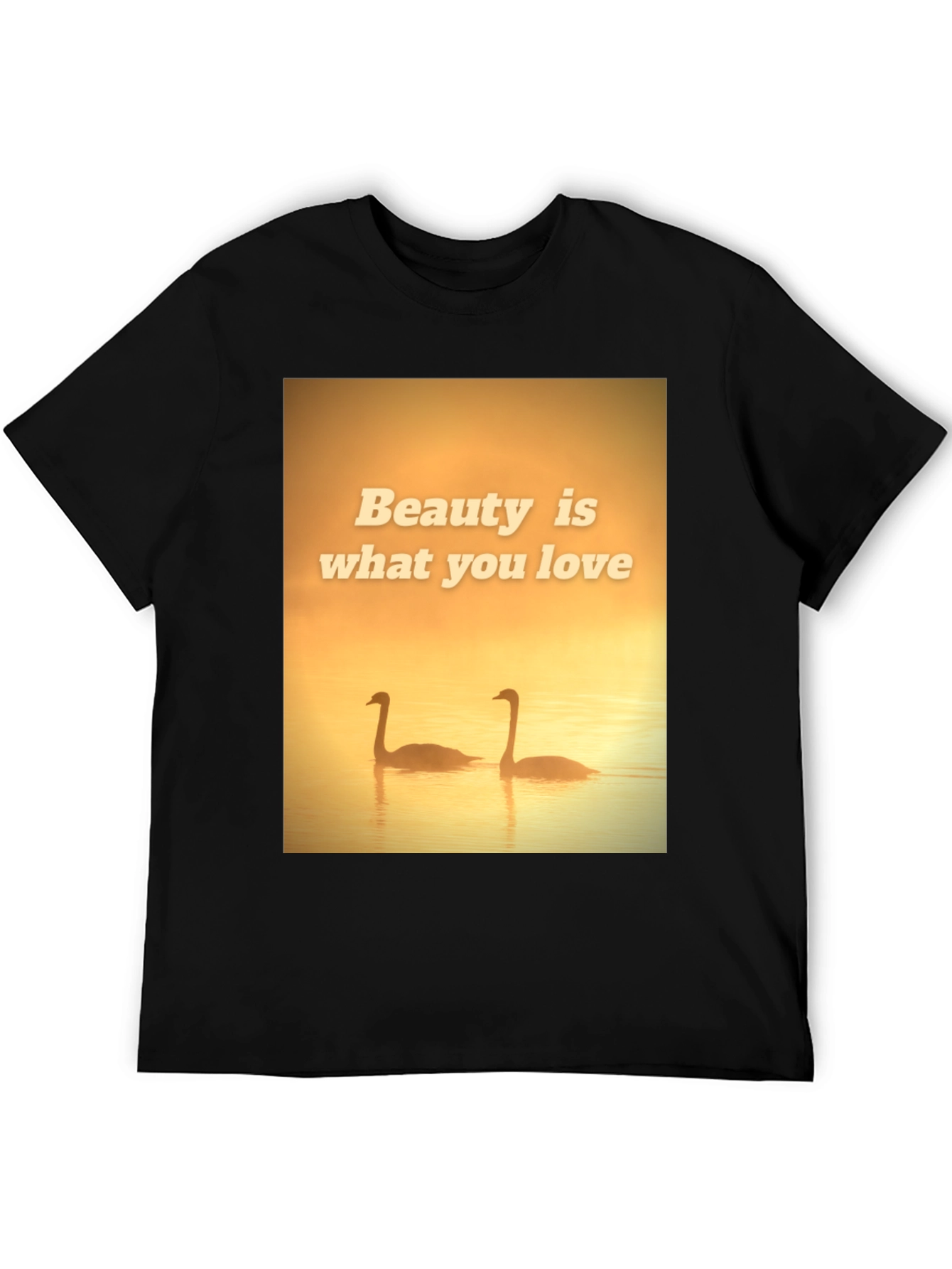 Beauty Swans Graphic T-Shirt